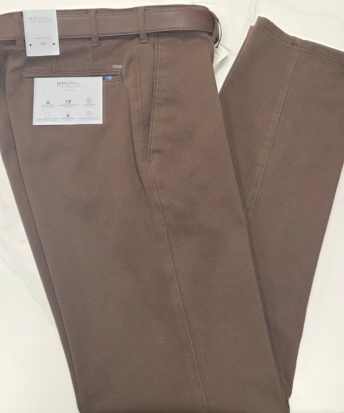 BRUHL PARMA B TROUSERS (0585-186550-092) - BROWN