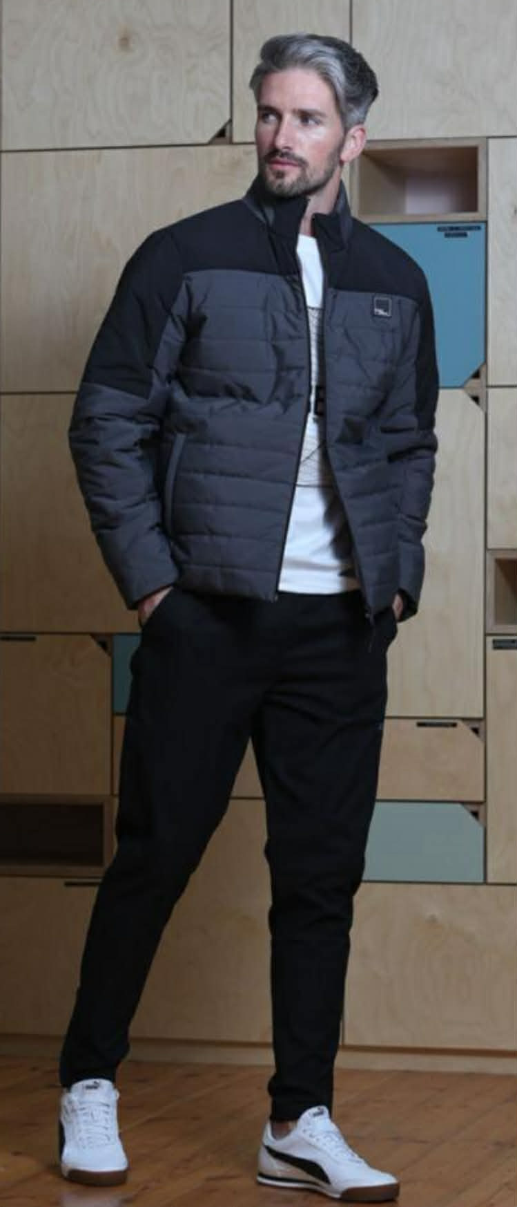 DIESEL JONAS JACKET - BLACK/GREY