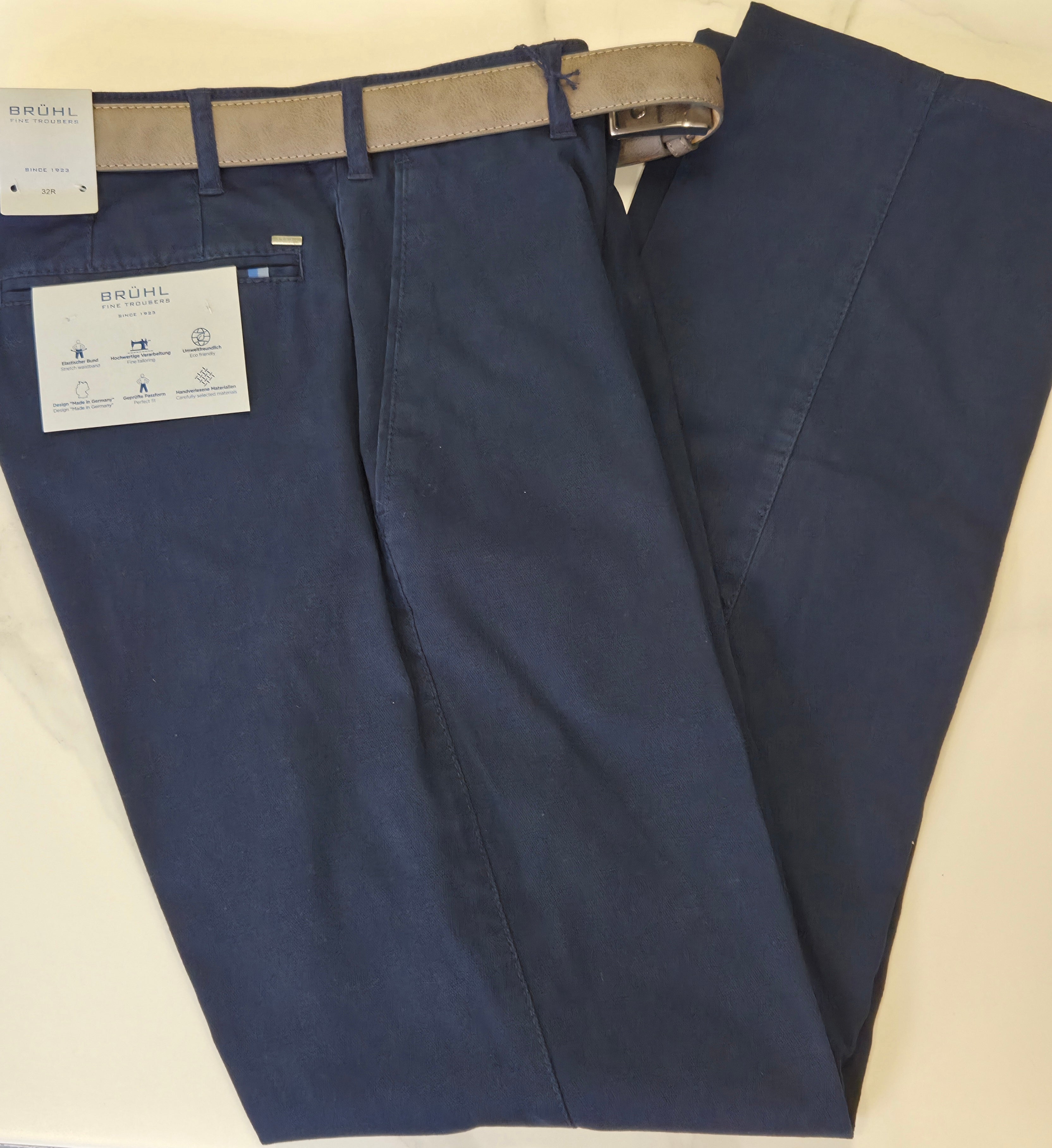 BRUHL PARMA B TROUSER (186480-092/690) - NAVY