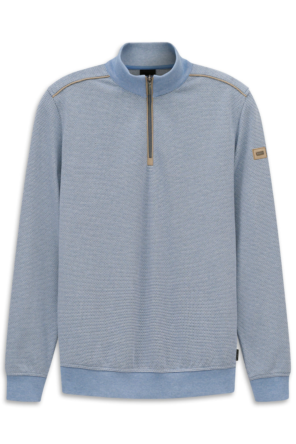 BUGATTI 1/4 ZIP SWEATSHIRT (15141E/320) - BABY BLUE