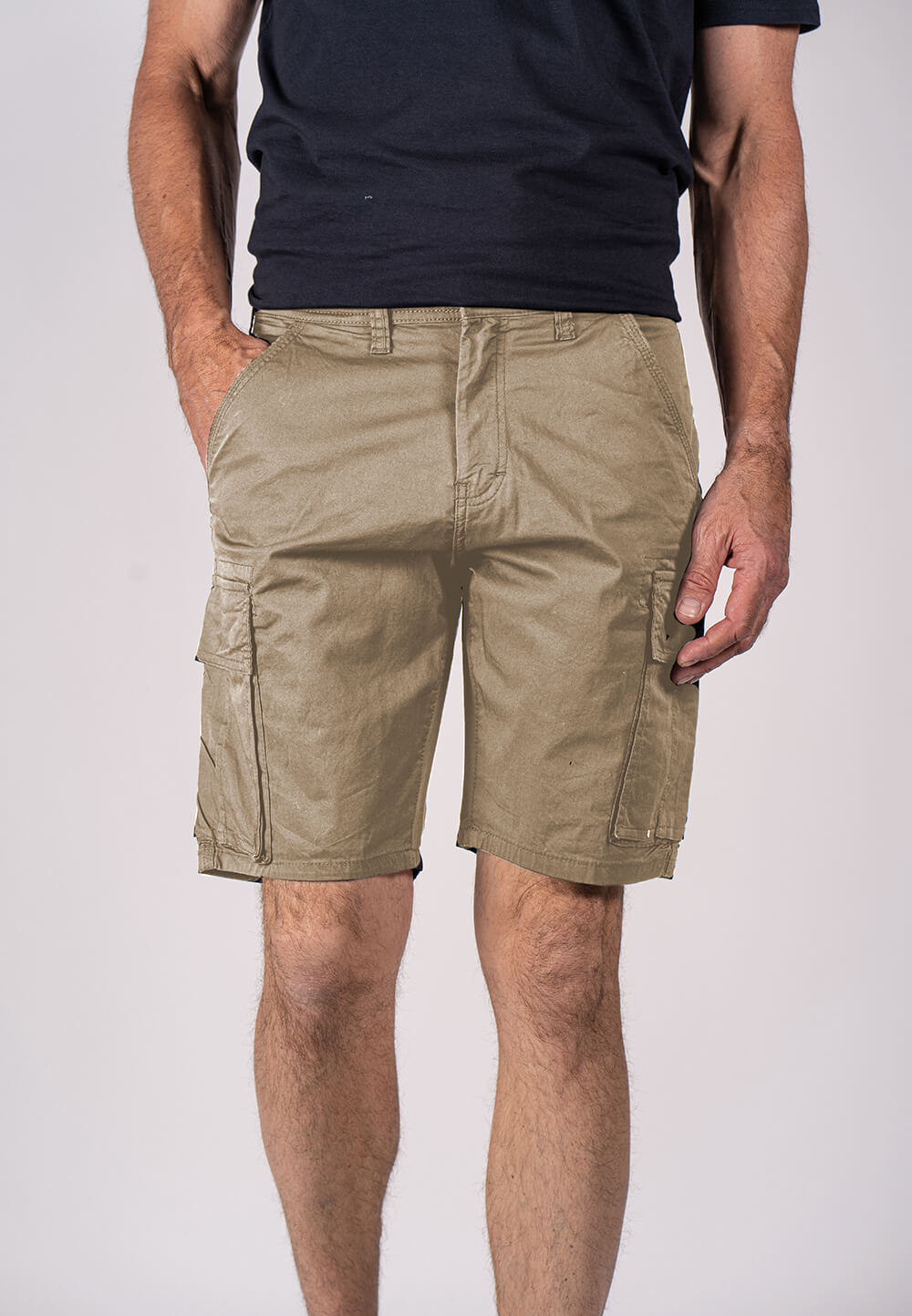 PRE END LANTON COMBAT SHORTS - BEIGE