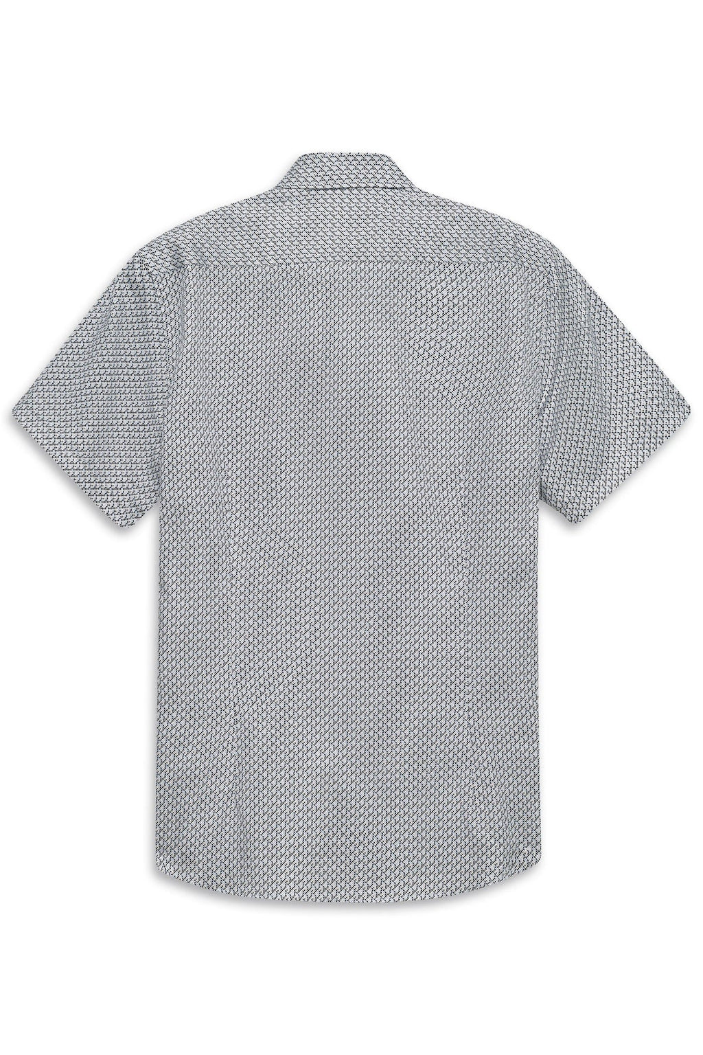 BUGATTI PATTERN S/S SHIRT  - MULTI