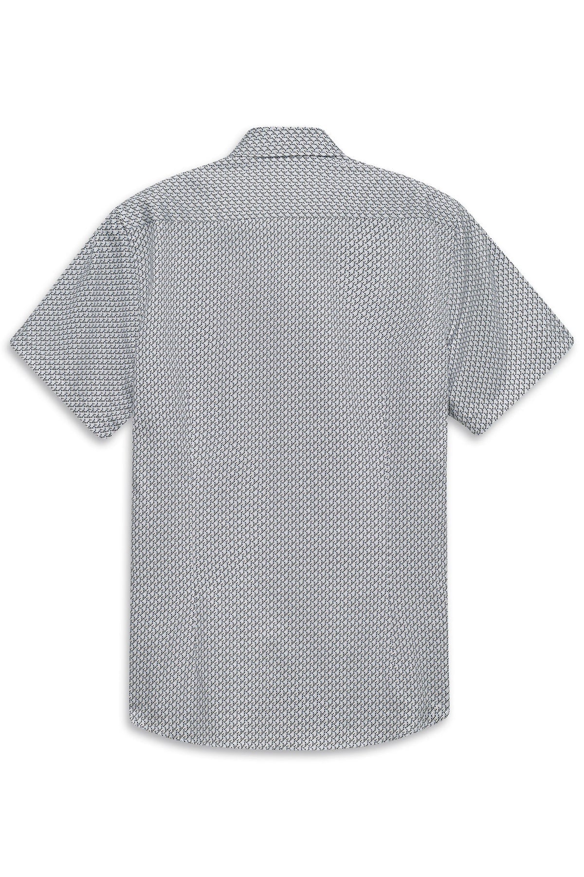 BUGATTI PATTERN S/S SHIRT  - MULTI