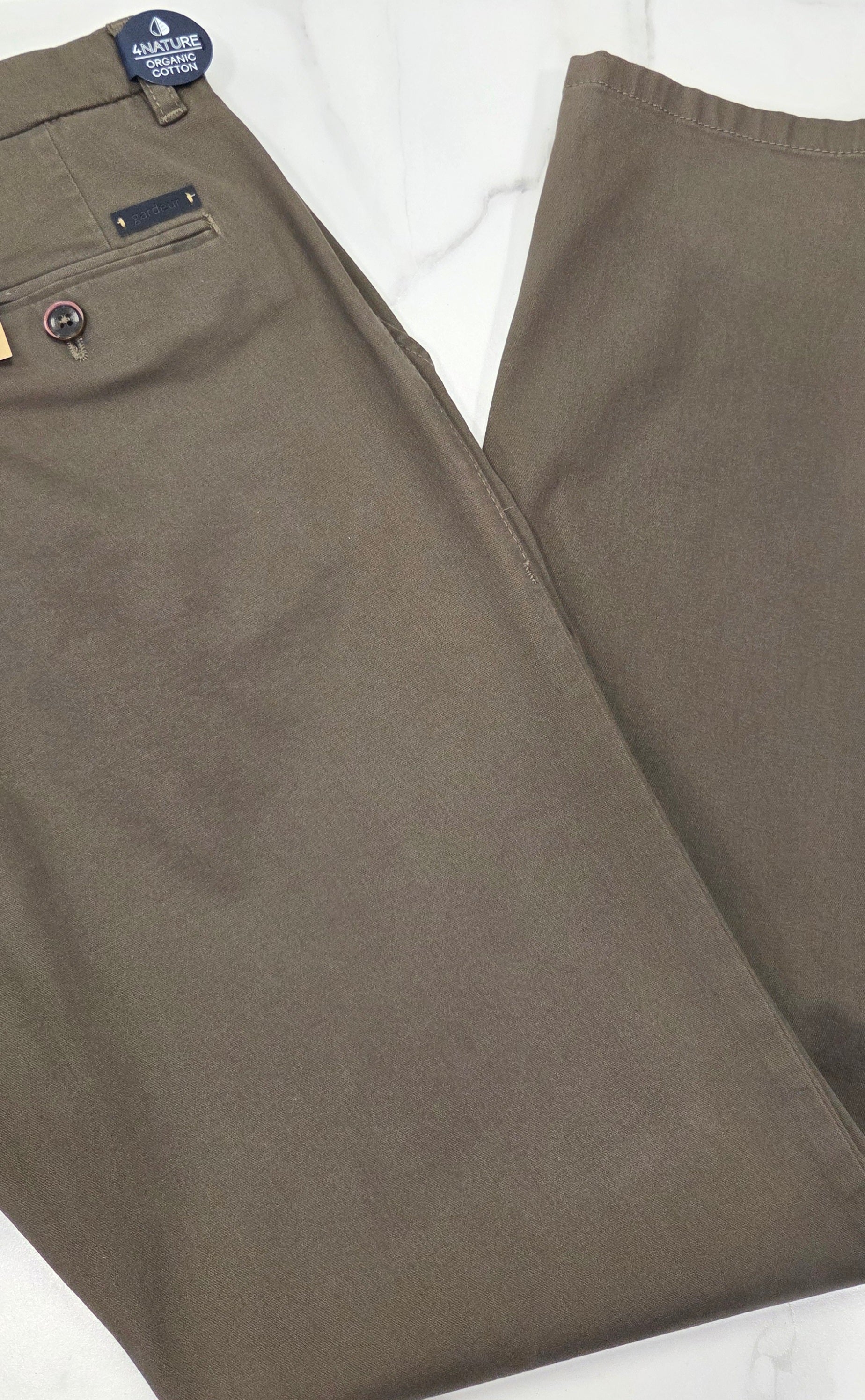 GARDEUR BONO SLIM CHINO TROUSER (418861/1023) - COFFEE