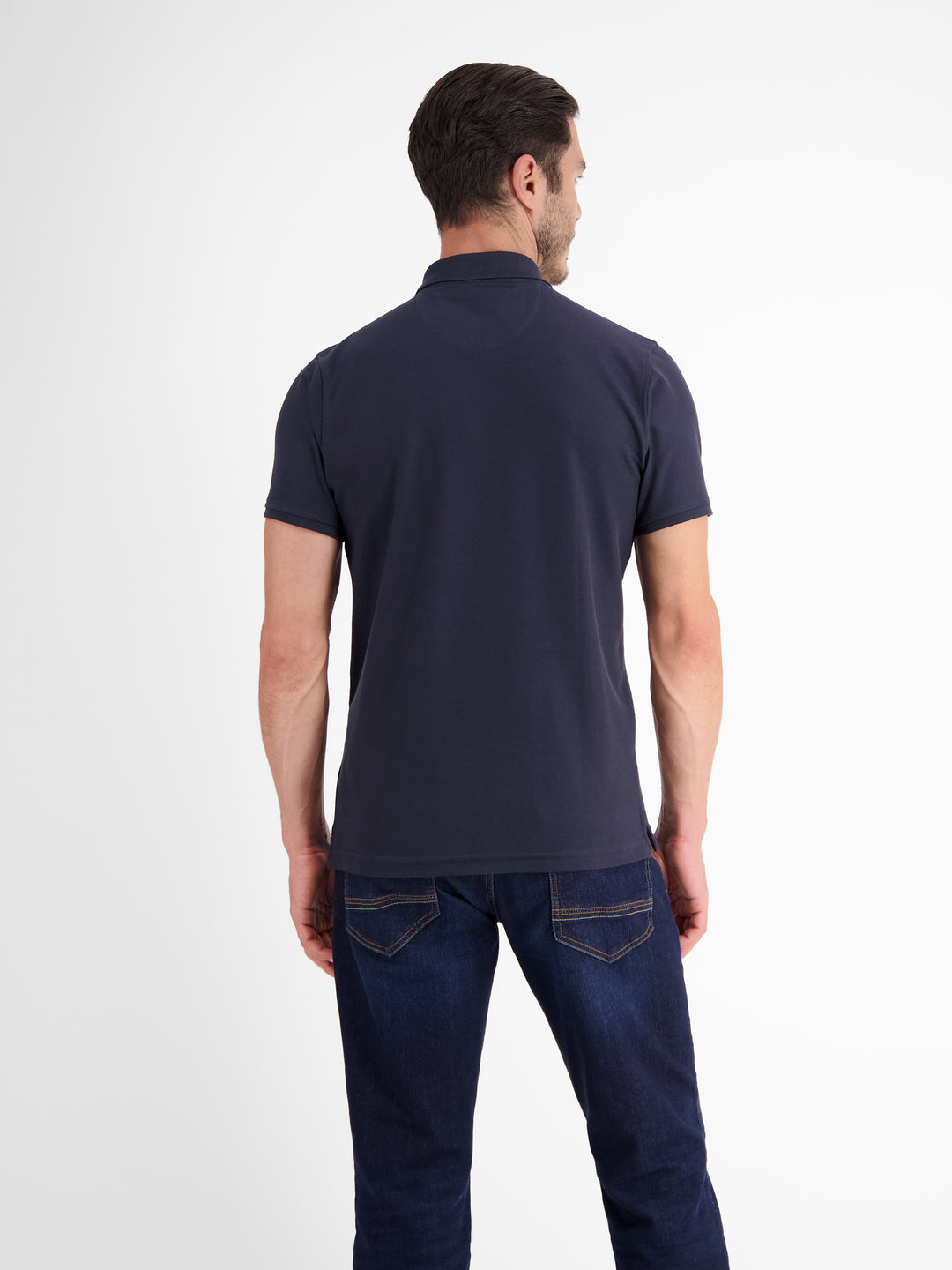 LERROS PIQUE POLO SHIRT - NAVY