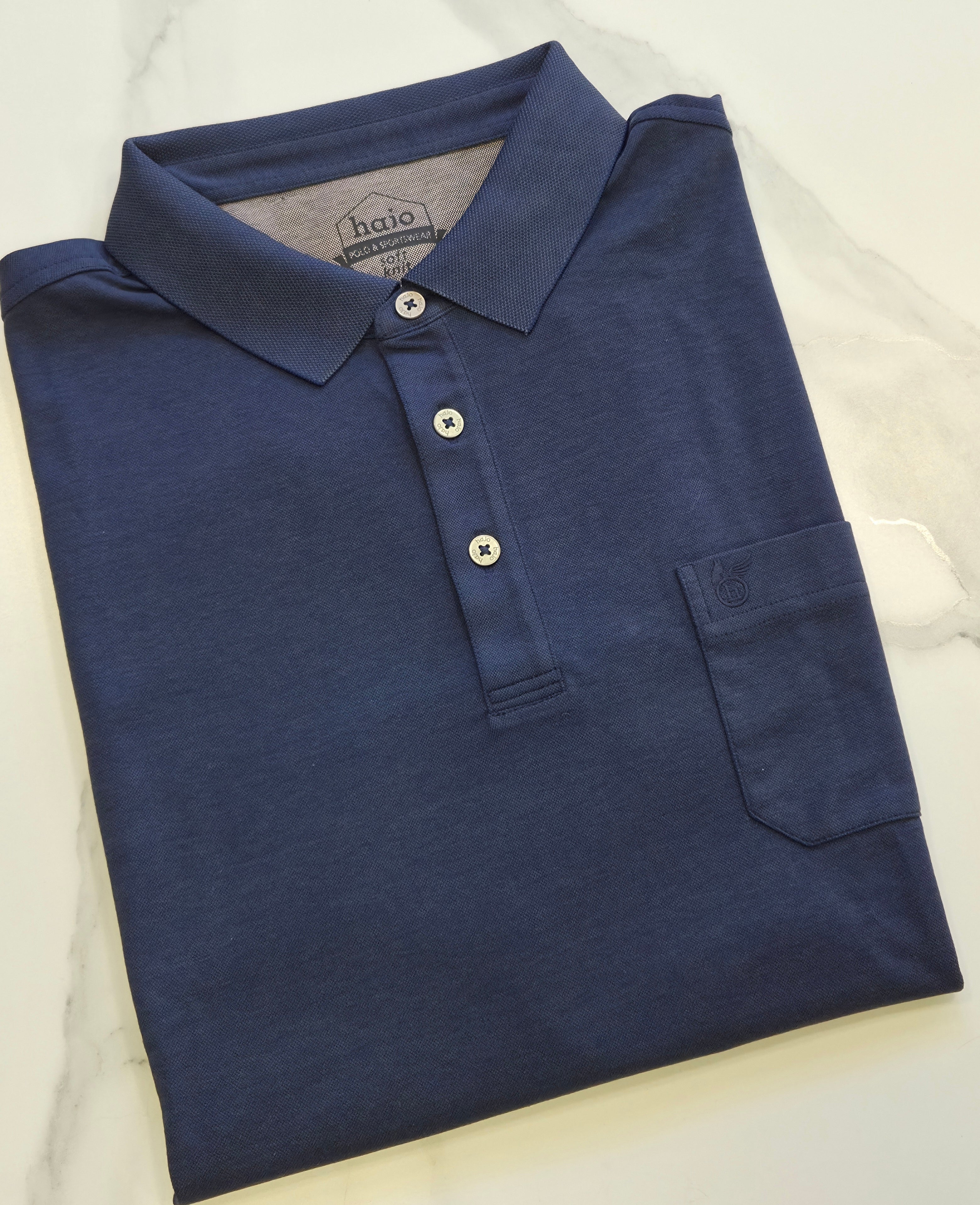 HAJO POLO SHIRT 2XL - 5XL - NAVY