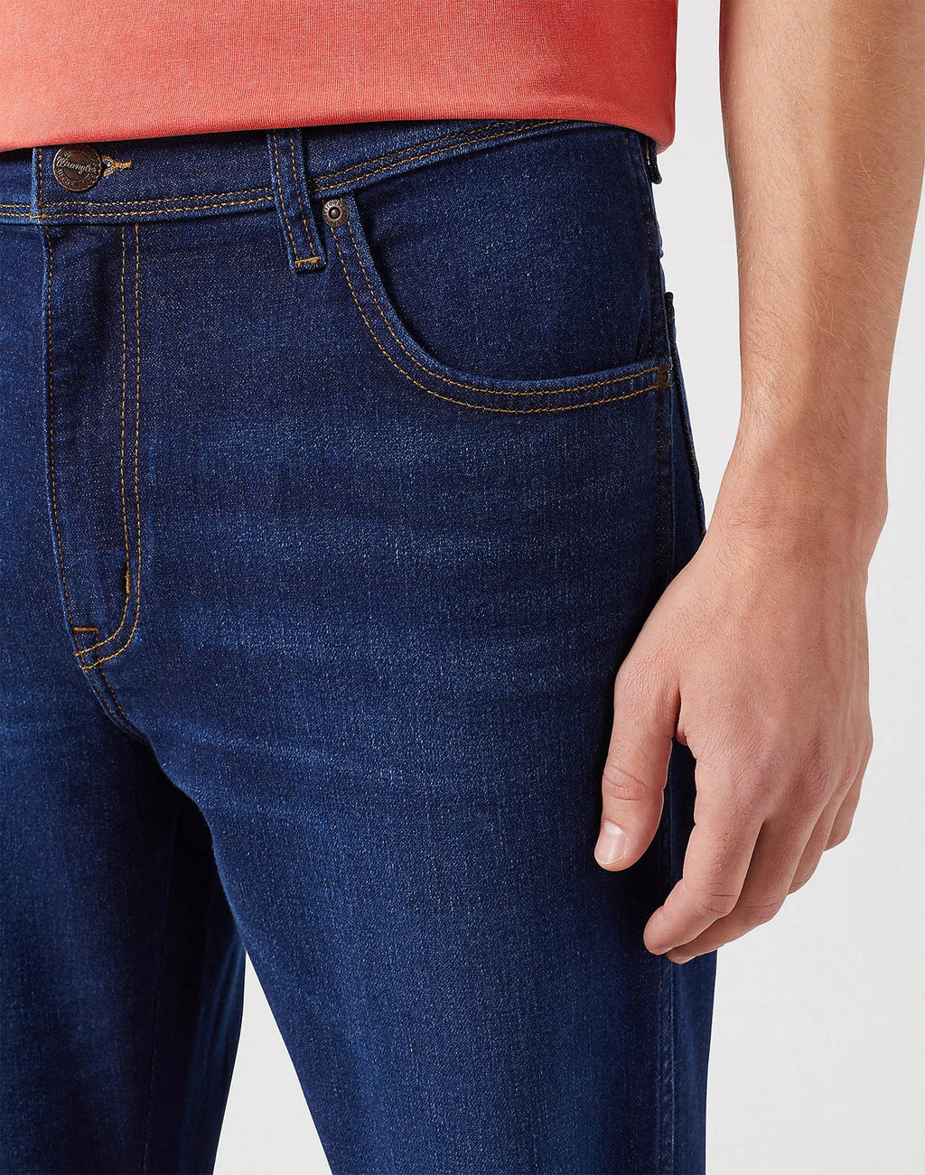 WRANGLES TEXAS SLIM 822 NIGHT SHADE - BLUE DENIM