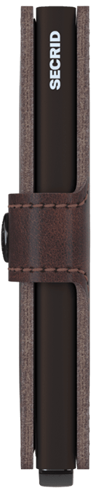 SECRID MINIWALLET VINTAGE - CHOCOLATE