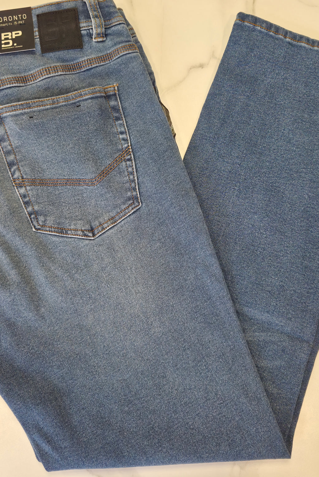 REDPOINT TORONTO 5 POCKET JEAN - LIGHT WASH