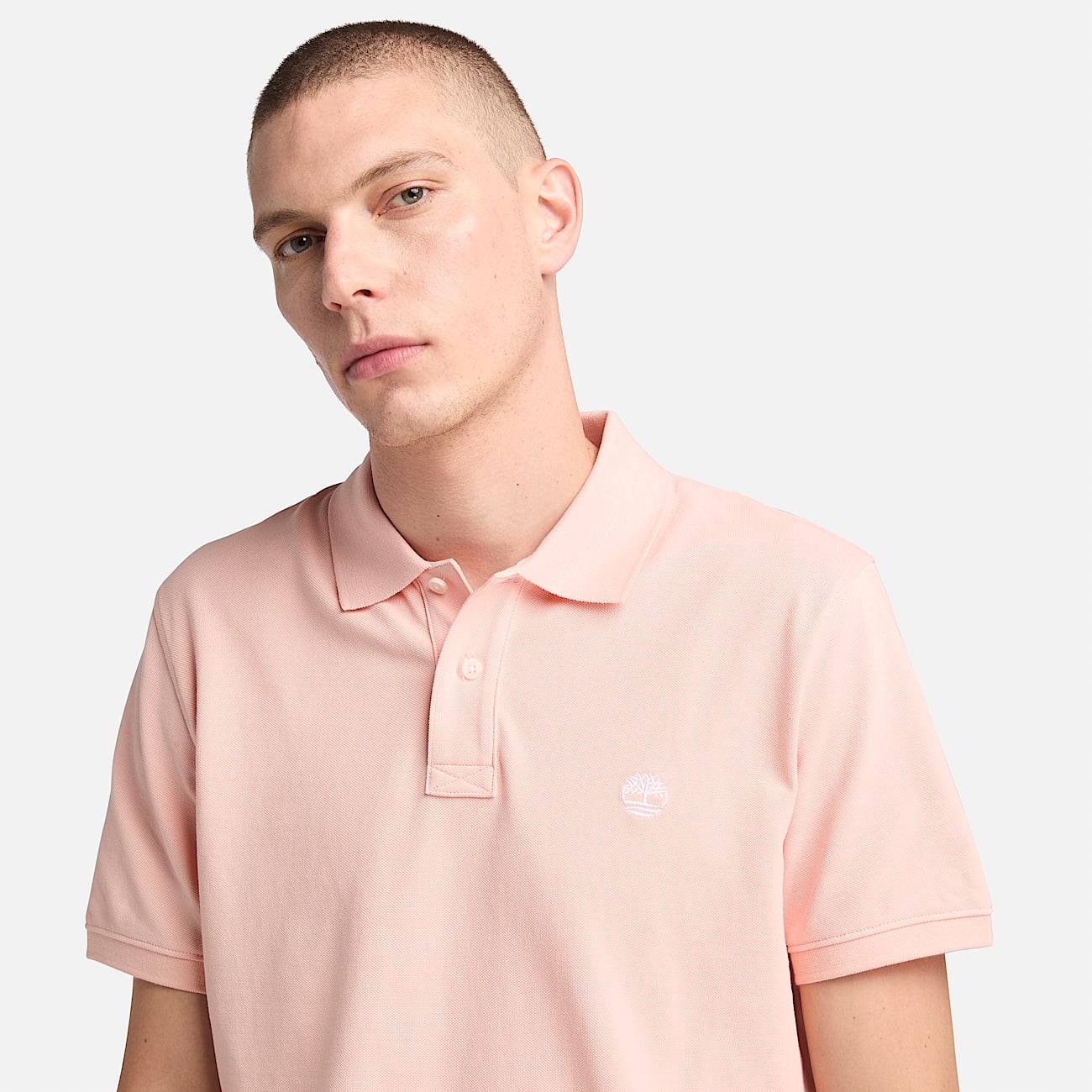 TIMBERLAND PIQUE POLO SHIRT (TB0A6VDP) - CORAL