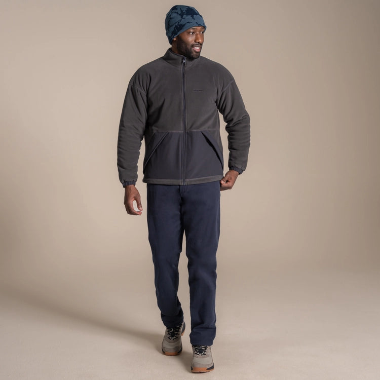 CRAGHOPPERS LEIF JACKET FLEECE - SLATE GREY
