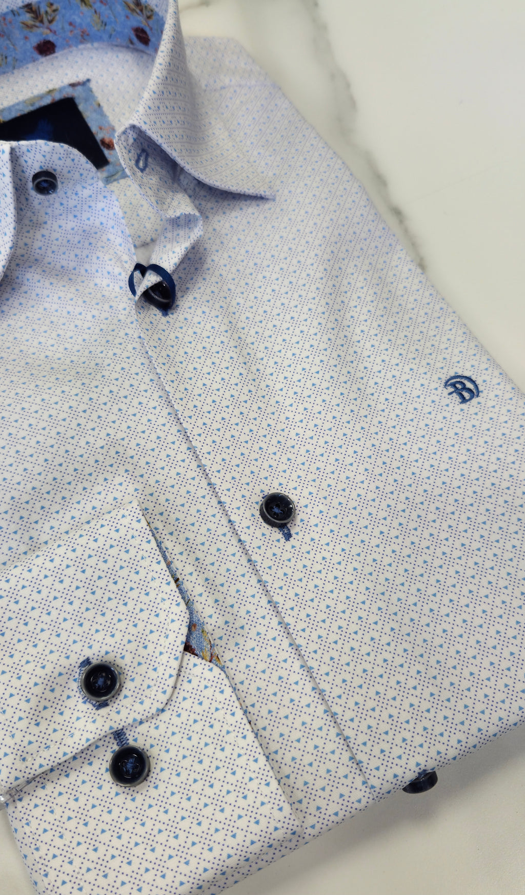 BENETTI RODGER L/S SHIRT - BLUE