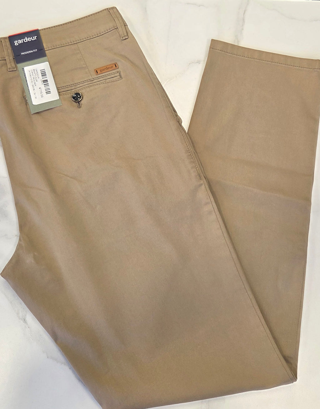 GARDEUR BENITO SLIM CHINO TROUSER (411363/1018) - BEIGE