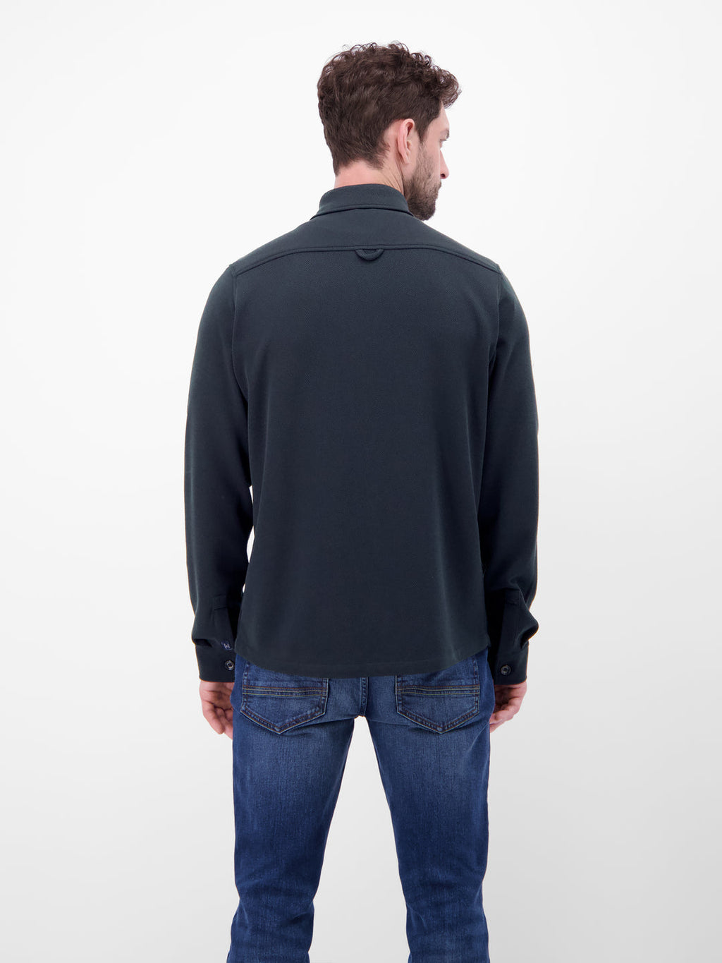 LERROS NAVY OVERSHIRT - NAVY