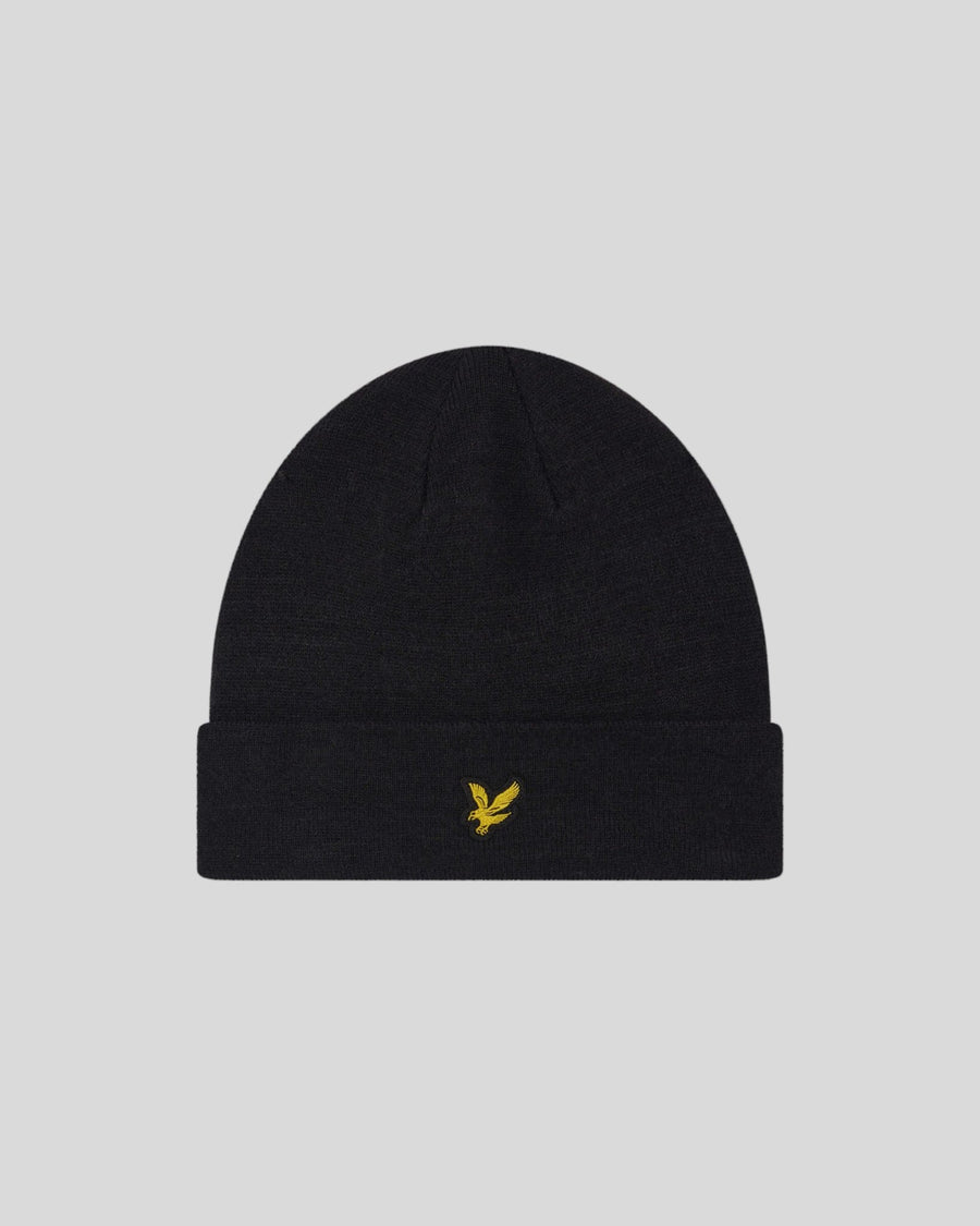 LYLE & SCOTT BEANIE HAT - BLACK