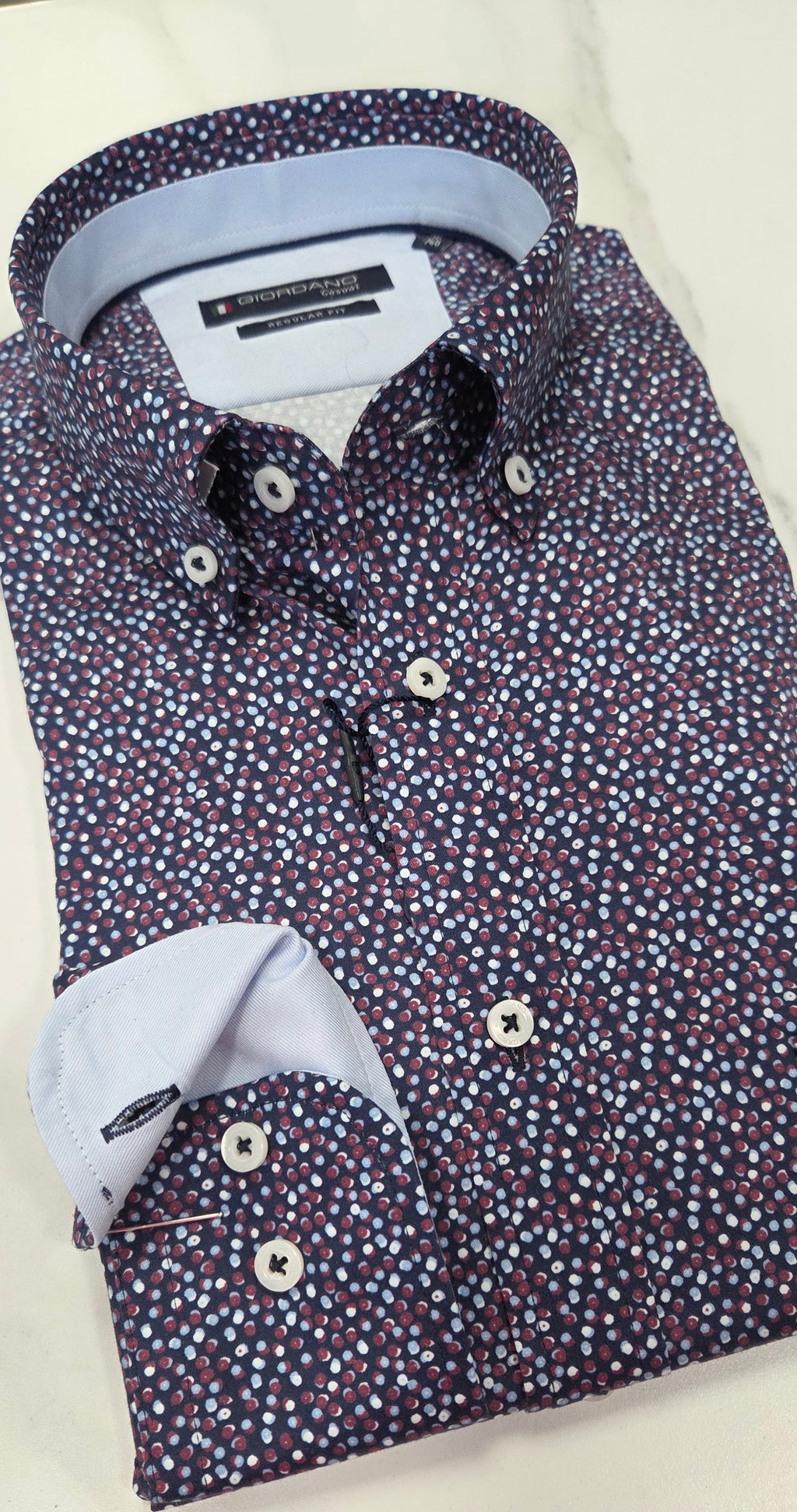 GIORDANO DINO SPOT L/S  (627032/60) - MULTI