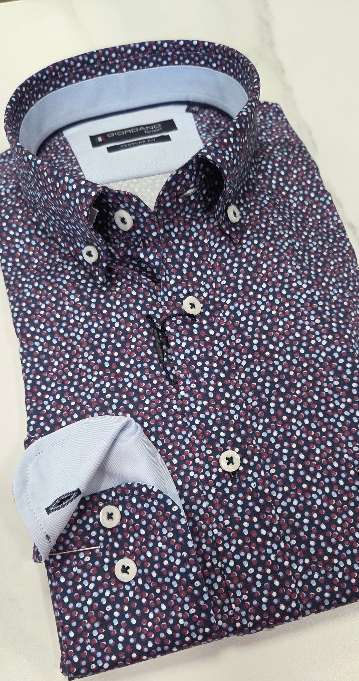 GIORDANO DINO SPOT L/S  (627032/60) - MULTI