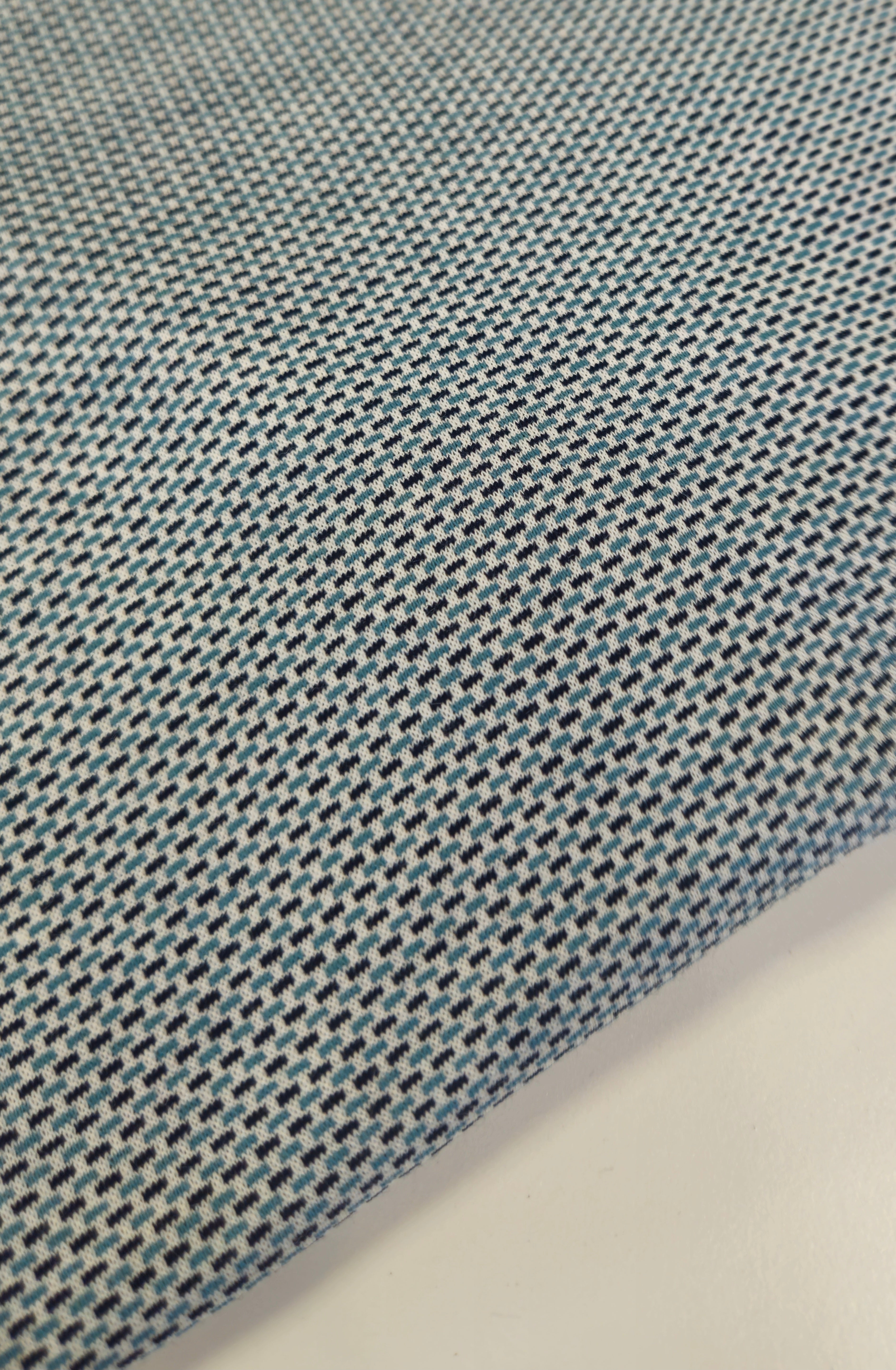 BUGATTI MERCERIZED COTTON POLOSHIRT - NAVY/TEAL