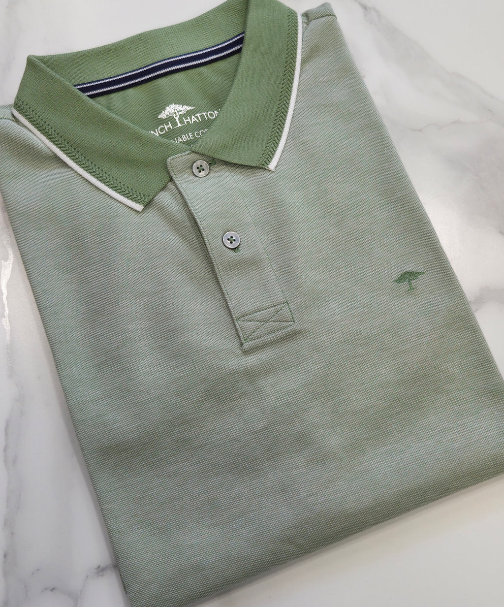 FYNCH HATTON POLOSHIRT (16031904/740)- GREEN