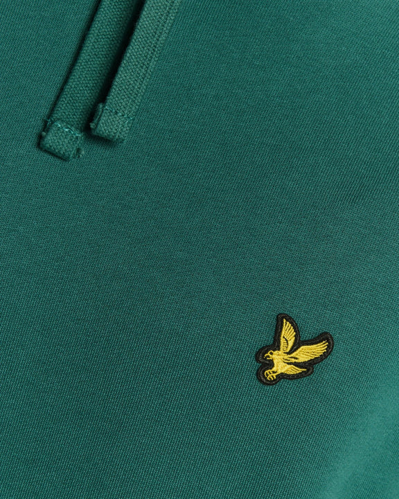 LYLE & SCOTT CORE LOGO HOODIE - GREEN