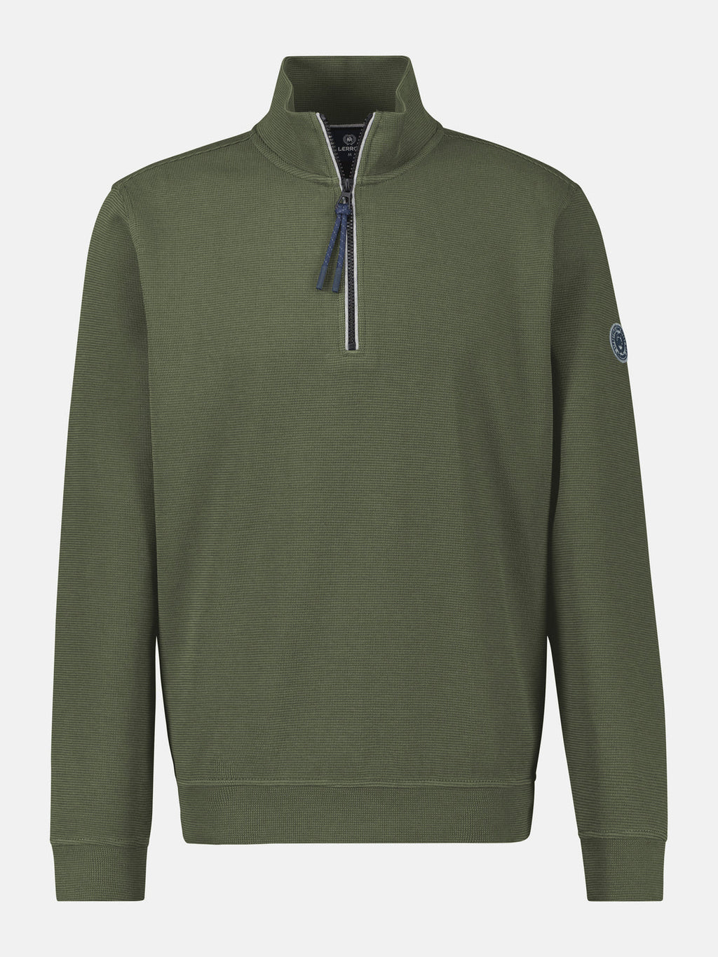 LERROS SELANIK 1/4 ZIP SWEATSHIRT  - KHAKI