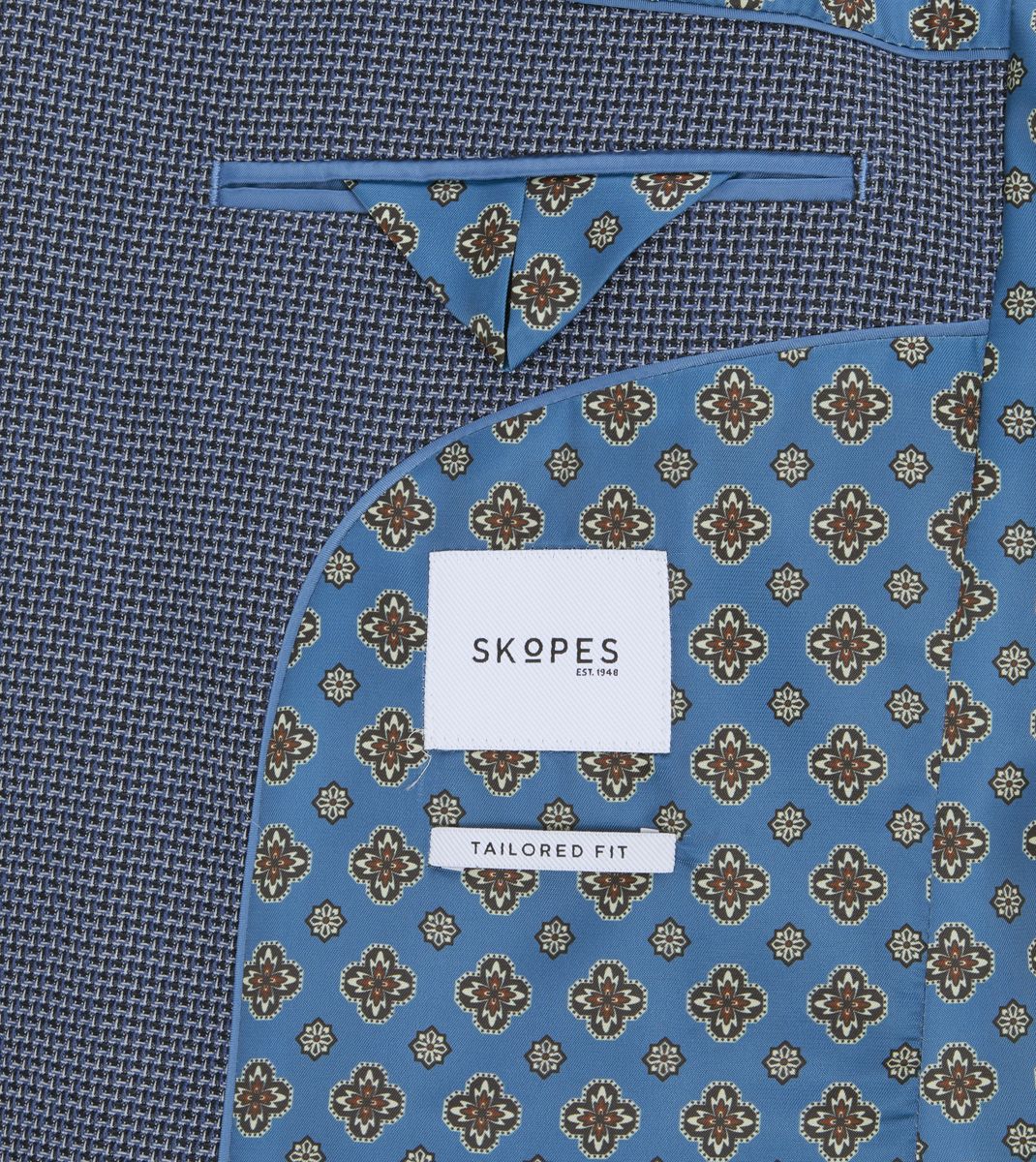 SKOPES DOUG TEXTURED  BLAZER - NAVY BLUE