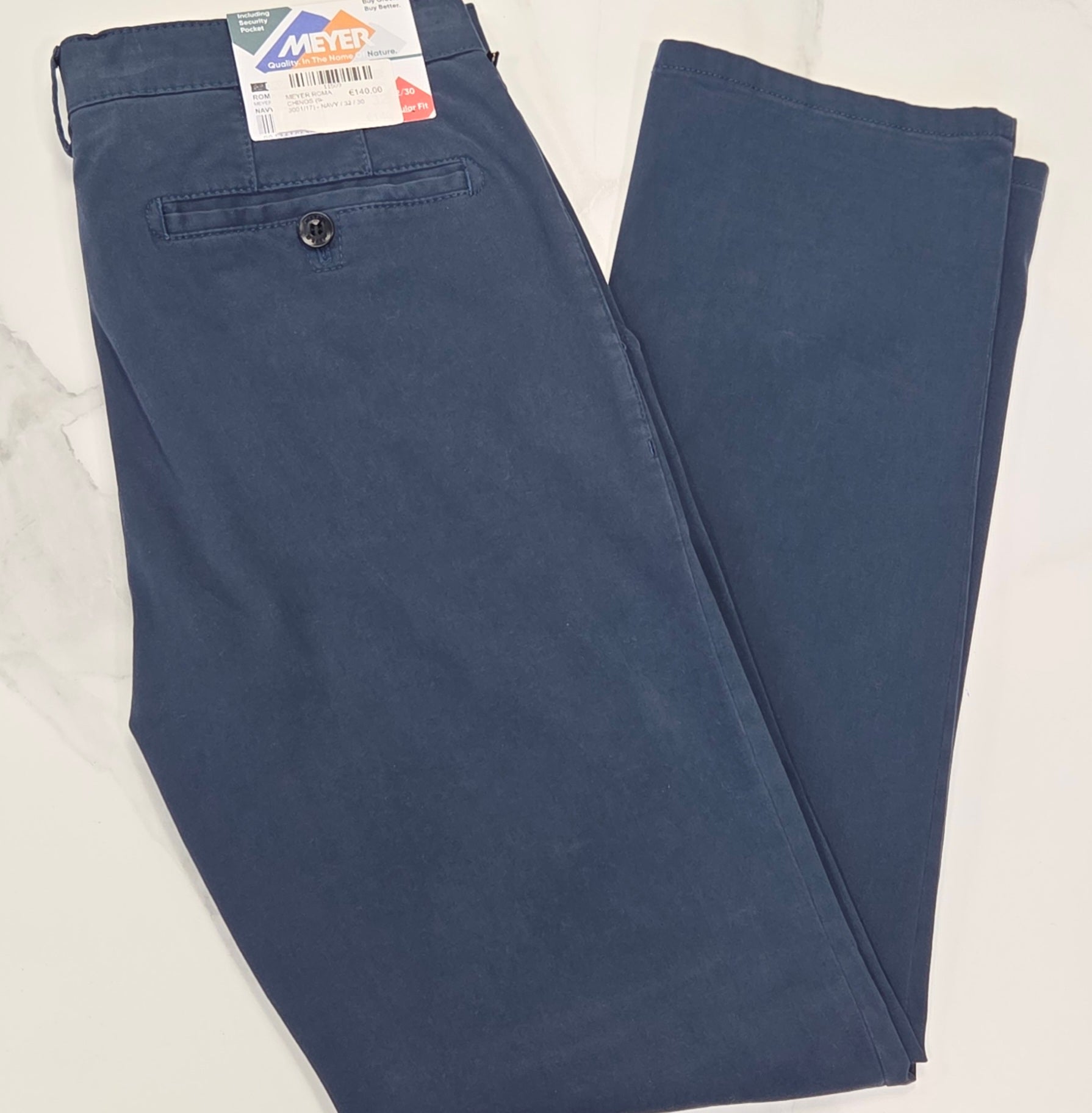 MEYER ROMA CHINOS (9-3001/17) - NAVY