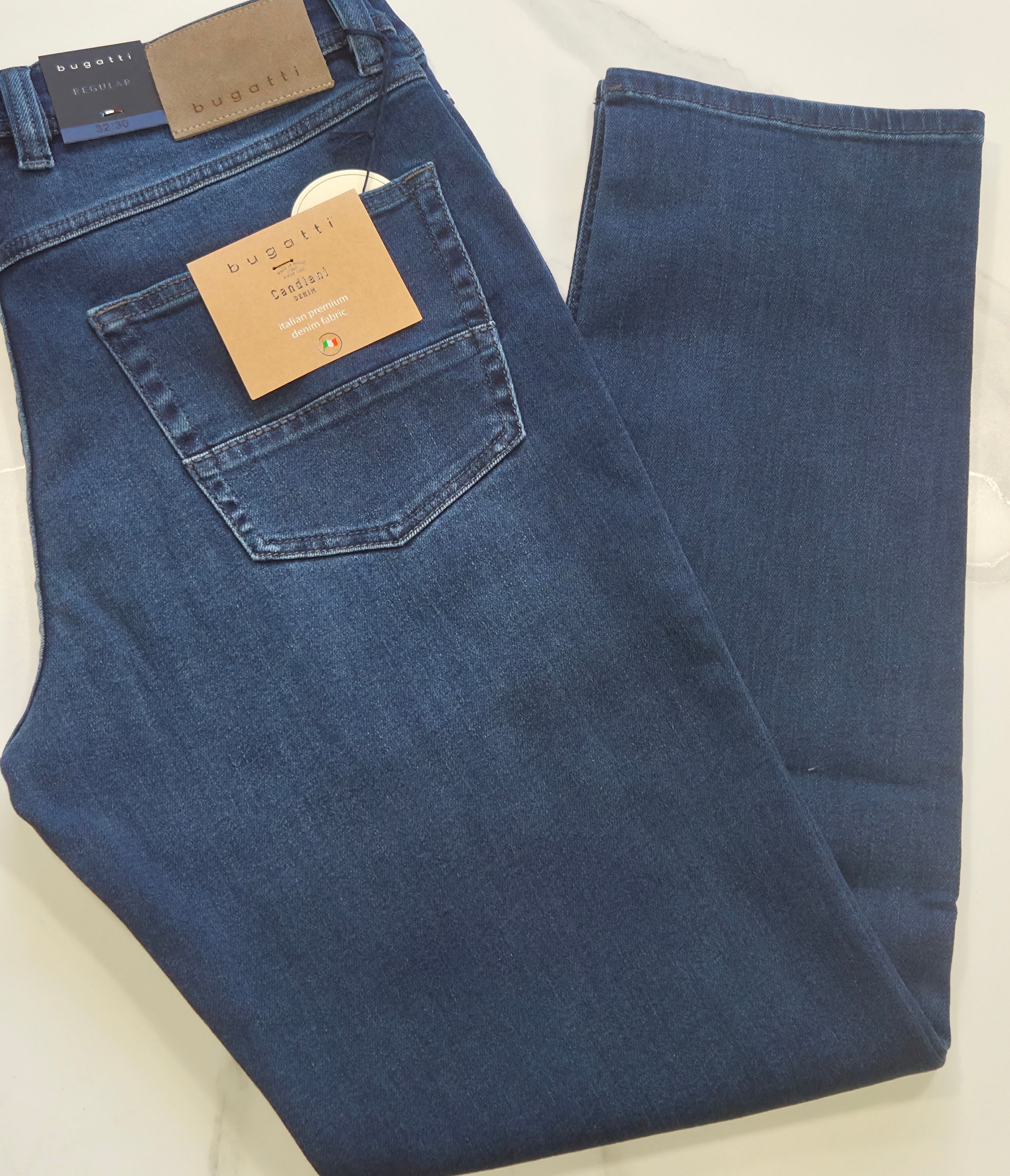 BUGATTI CANDIANI PREMIUM ITALIAN  JEANS (26650/363) - DENIM BLUE