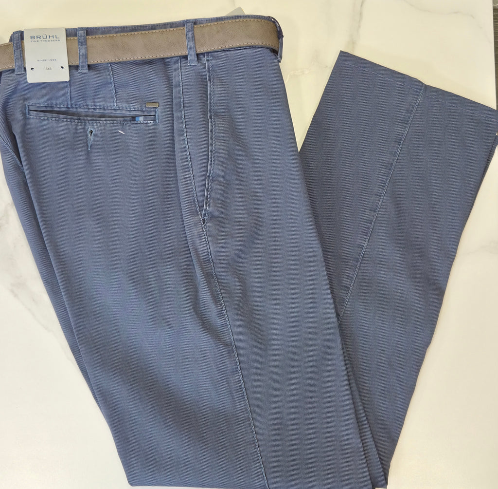 BRUHL PARMA B TROUSER (182509-092/680) - BLUE