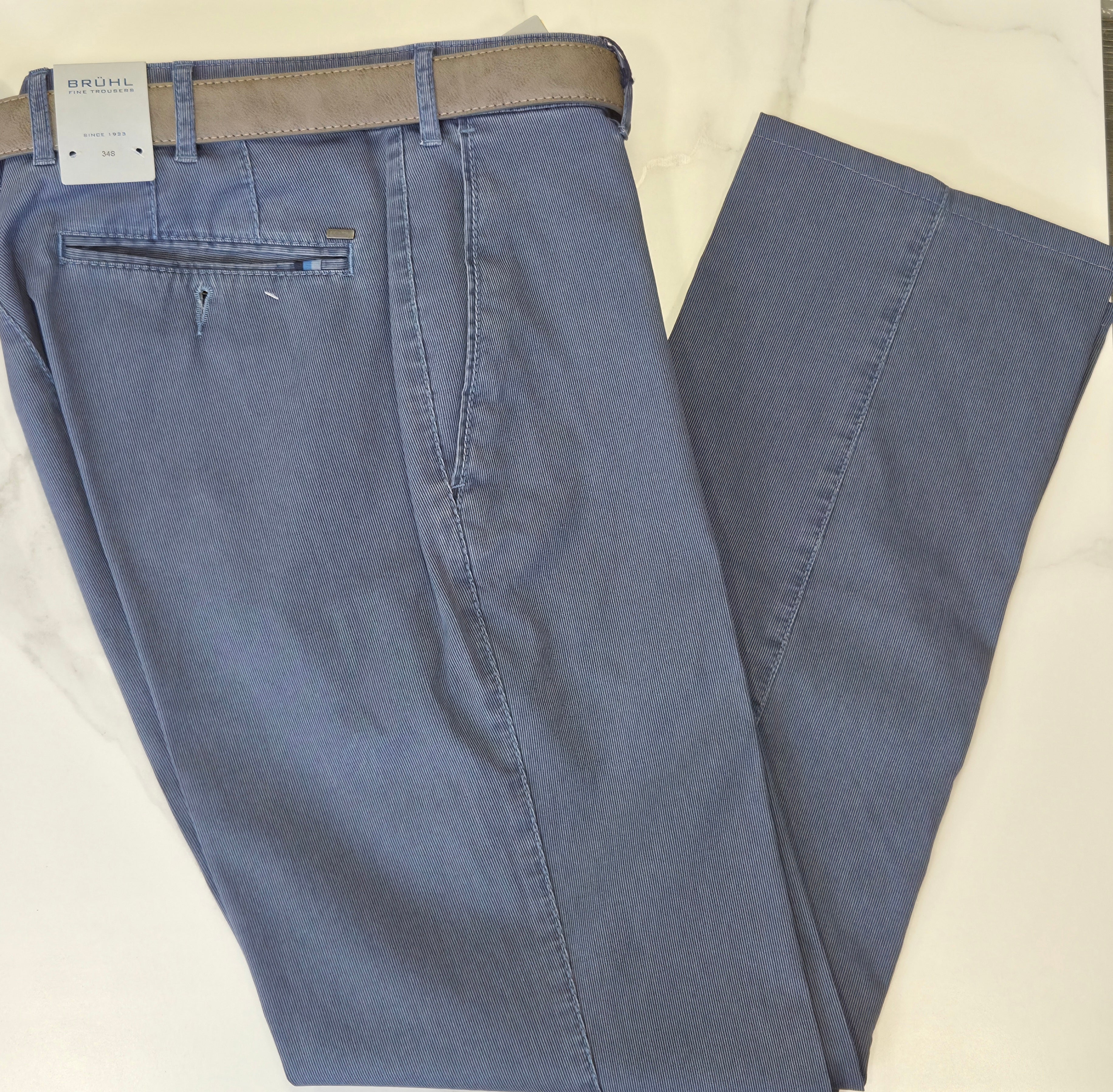 BRUHL PARMA B TROUSER (182509-092/680) - BLUE