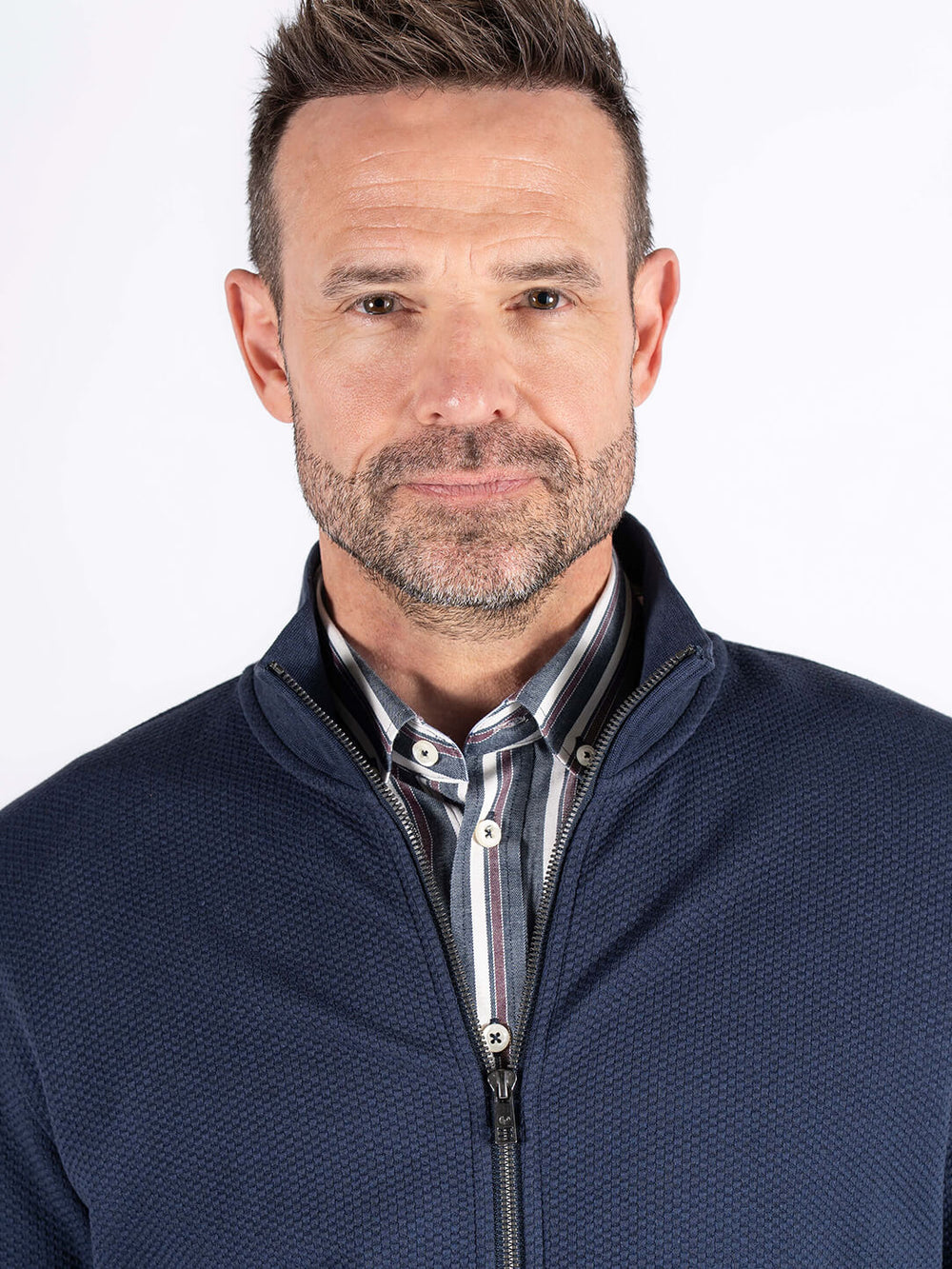 PRE END TONY ZIP SWEATSHIRT - NAVY