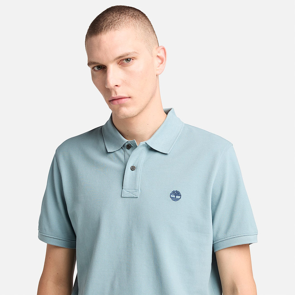 TIMBERLAND PIQUE POLO SHIRT (TB0A6VDP) - BLUE