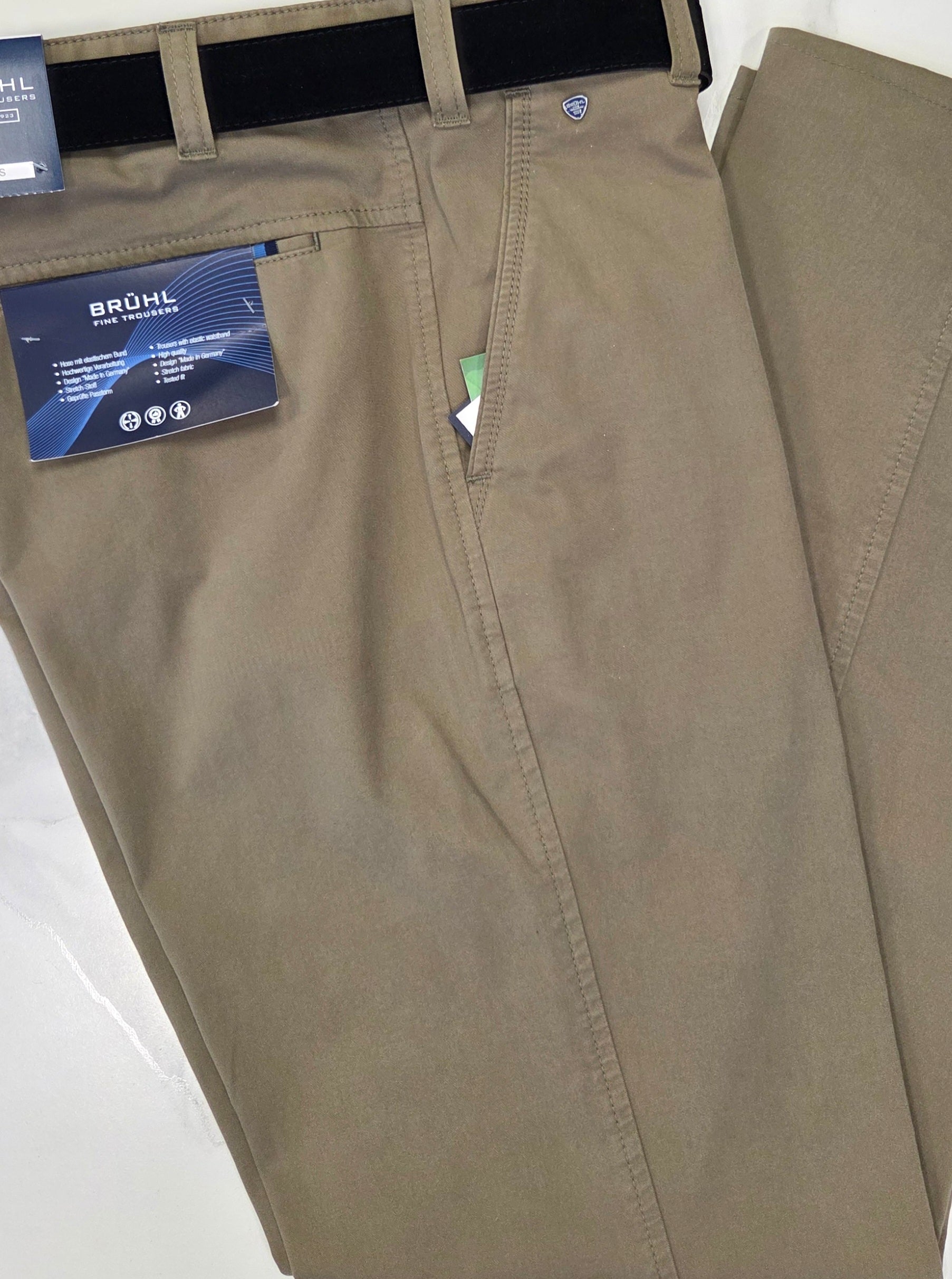 BRUHL CATANIA B TROUSERS (0373-184530-092/450) - GREEN