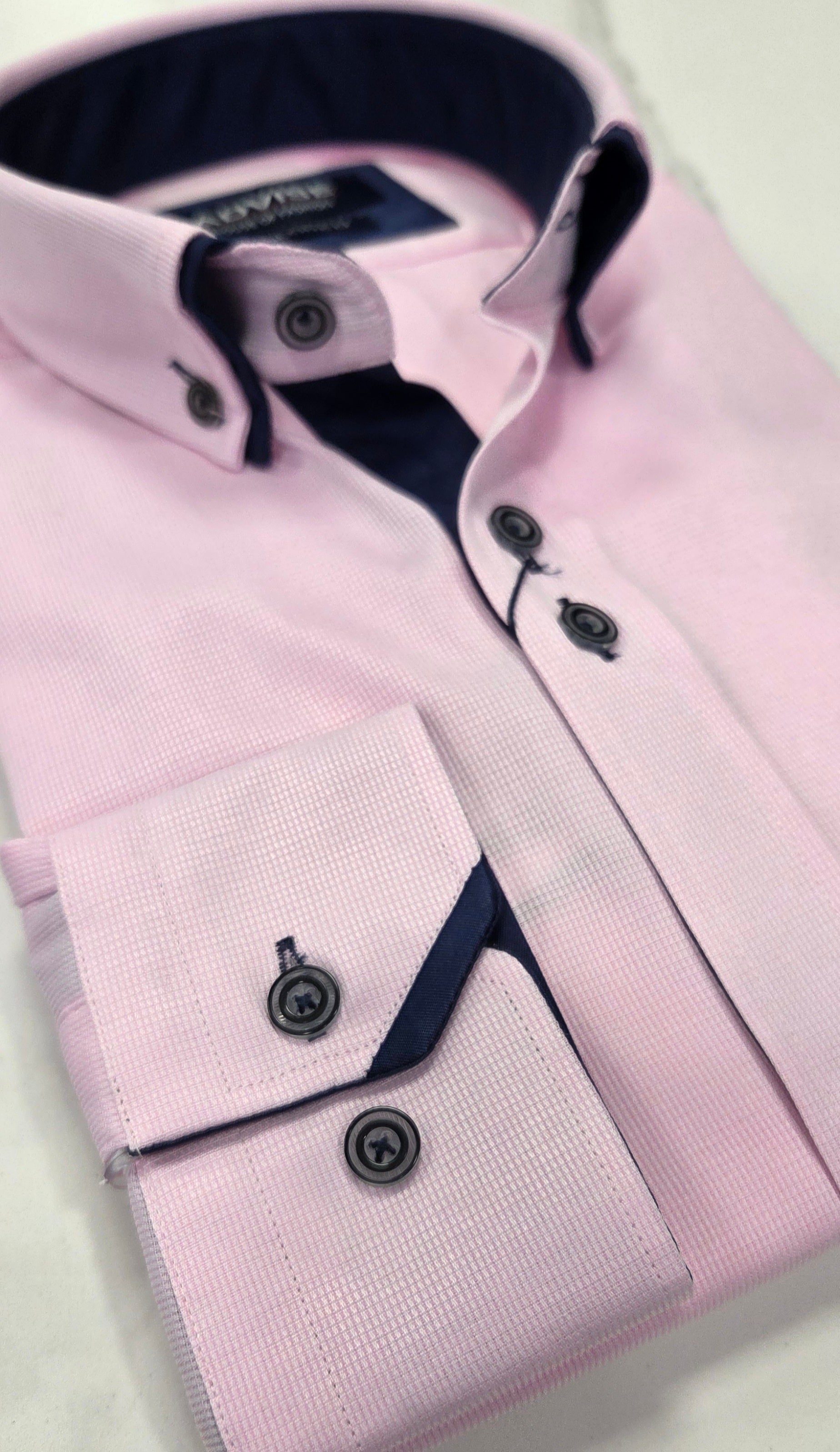 ADVISE DOUBLE COLLAR SHIRT (AD-896) - PINK