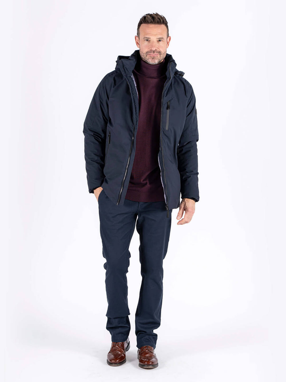 PRE END RUSSEL JACKET - NAVY
