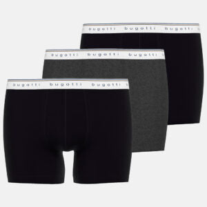 BUGATTI 3 PK PISA LONG PANTS - BLACK/GREY