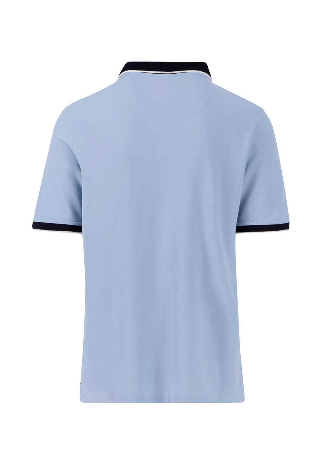 FYNCH HATTON COLOURBLOCK POLOSHIRT (15031703/607)- BABY BLUE/NAVY