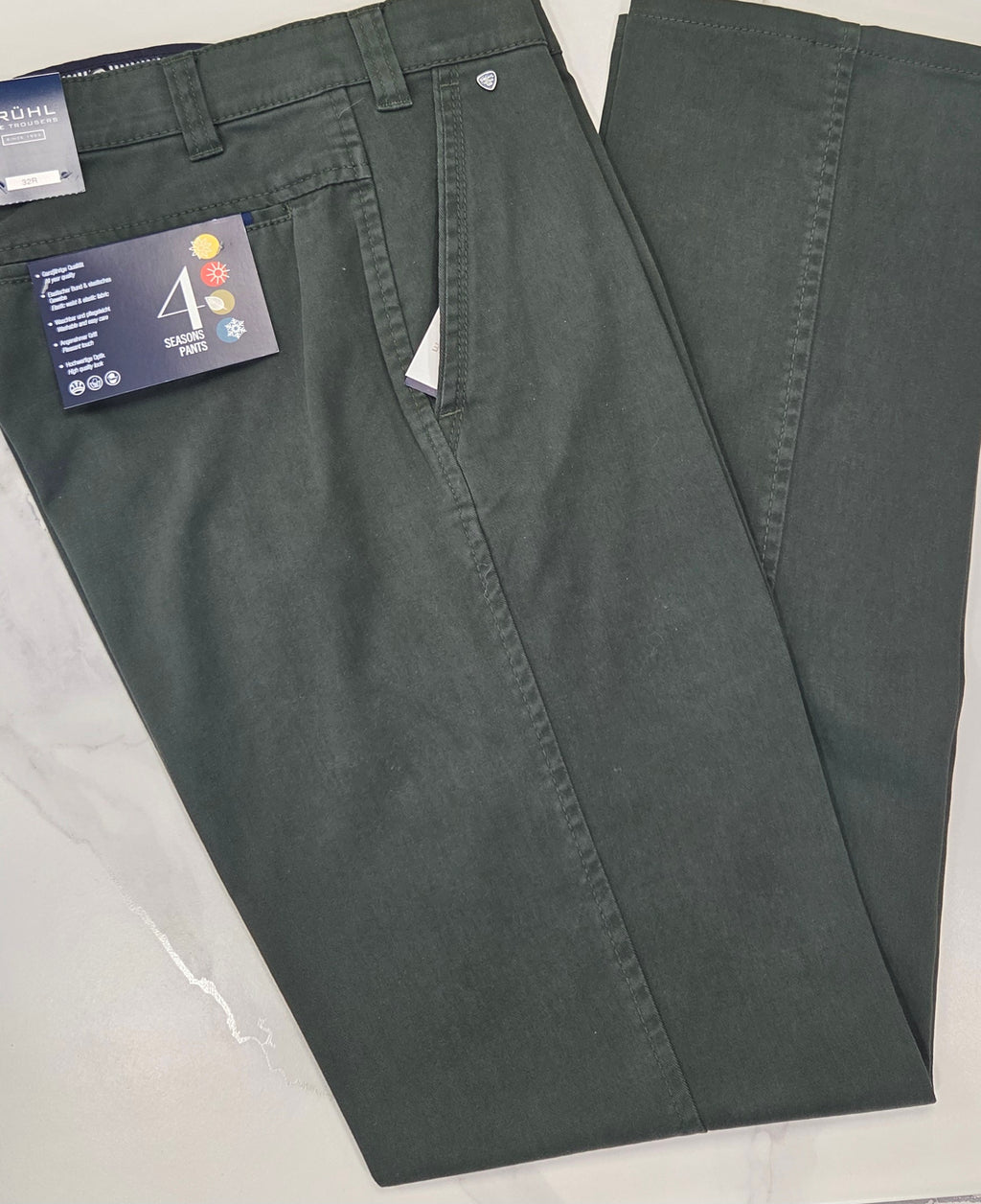 BRUHL CATANIA TROUSERS (0373-184060-192) - KHAKI