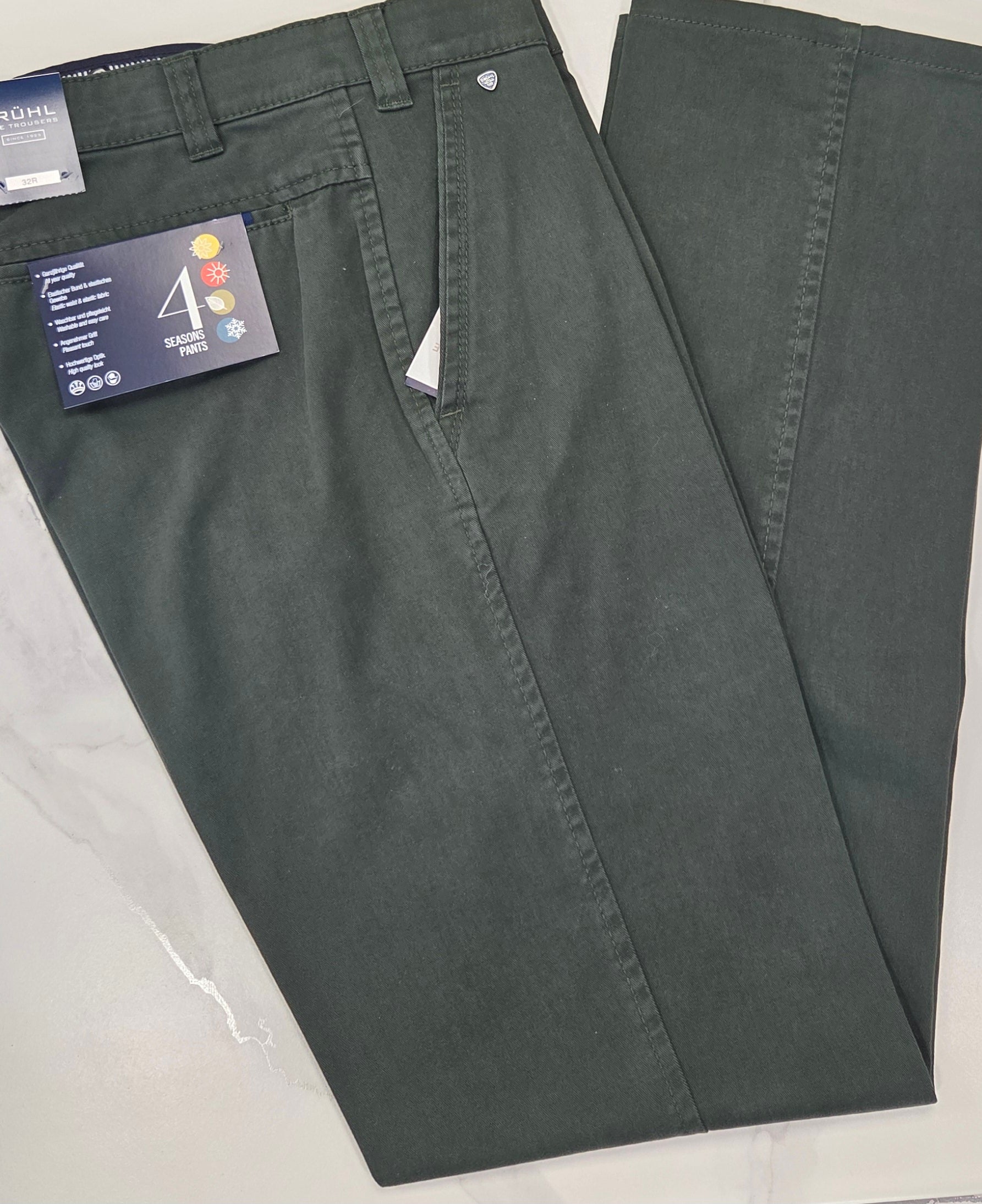 BRUHL CATANIA TROUSERS (0373-184060-192) - KHAKI