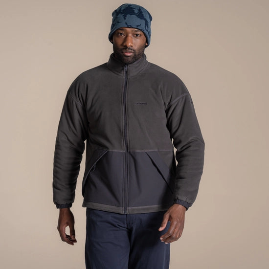 CRAGHOPPERS LEIF JACKET FLEECE - SLATE GREY