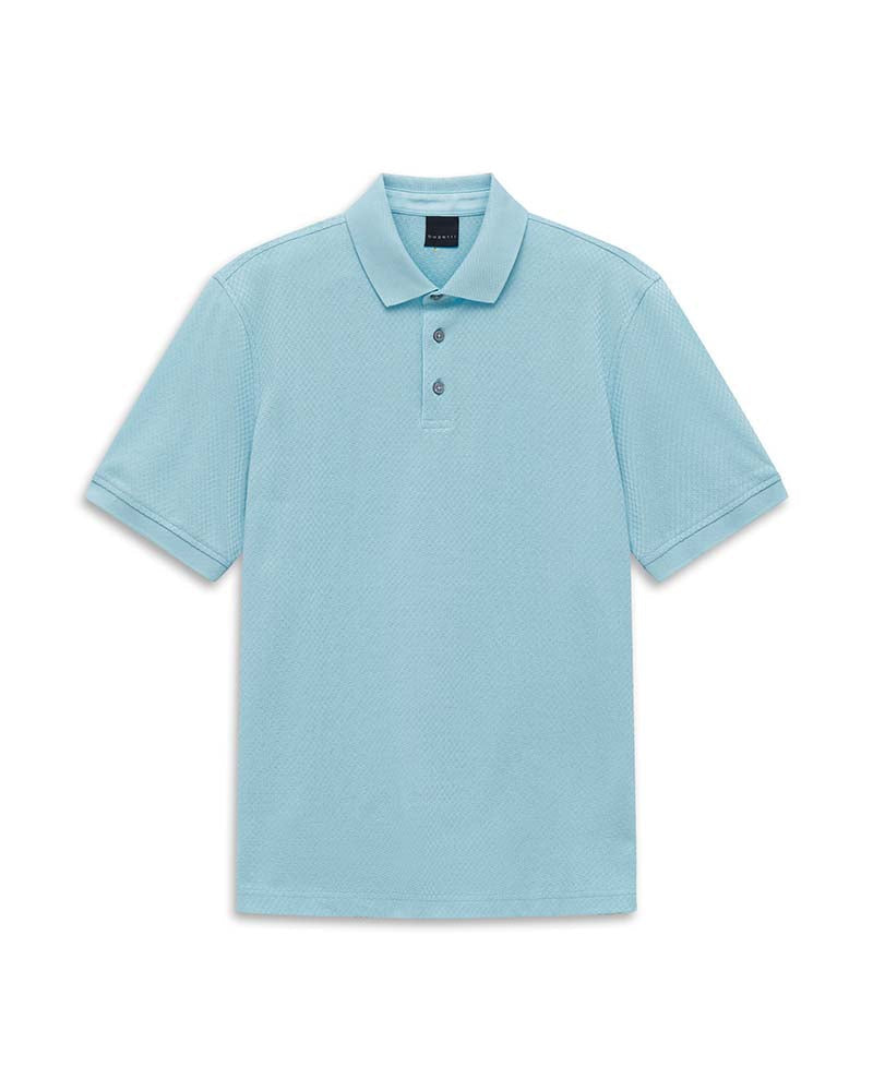 BUGATTI WAFFLE EFFECT POLO SHIRT (15104E/420) - MINT