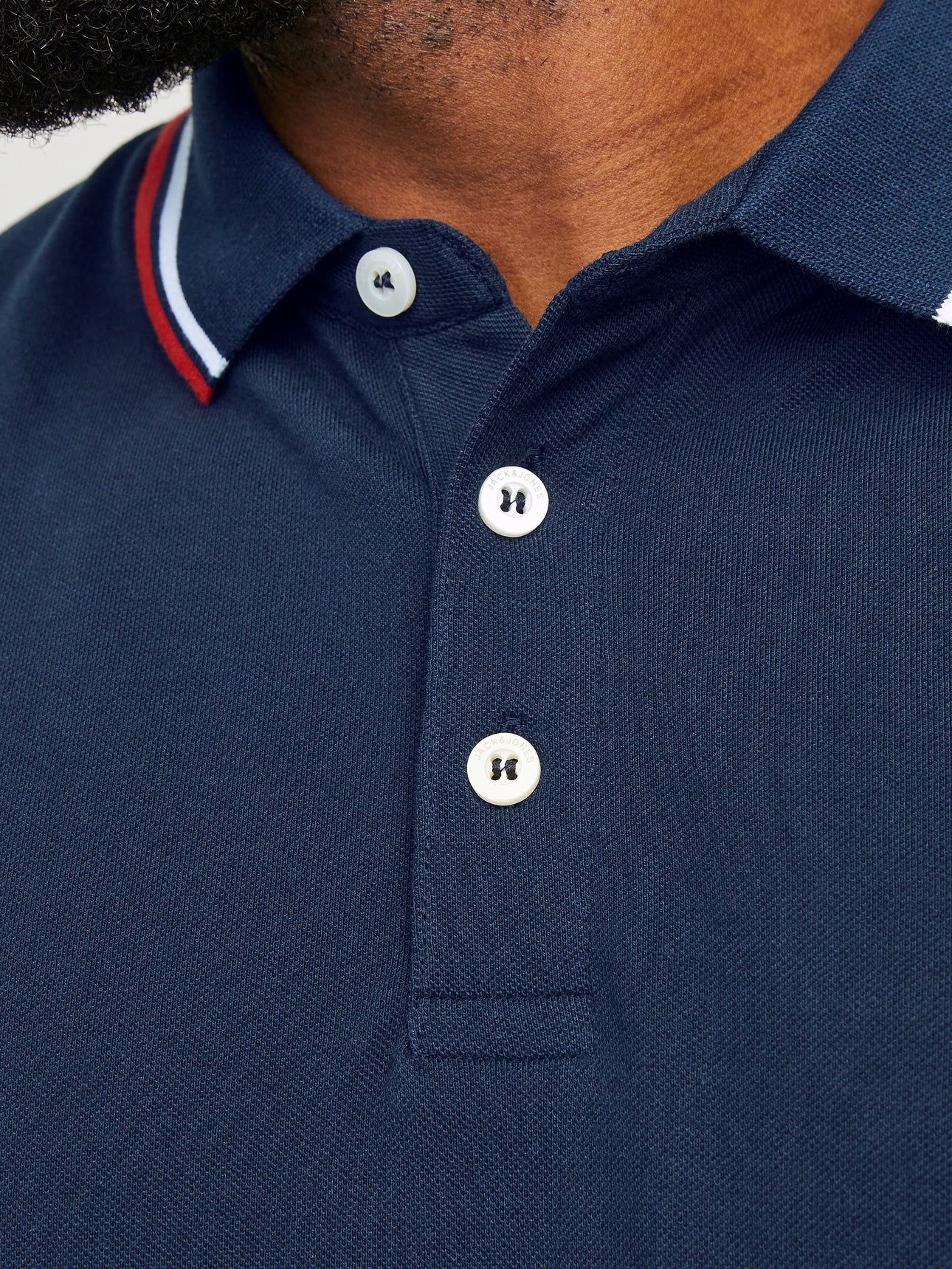 JACK & JONES MIRAGE POLOSHIRT PLUS SIZE - BLUE
