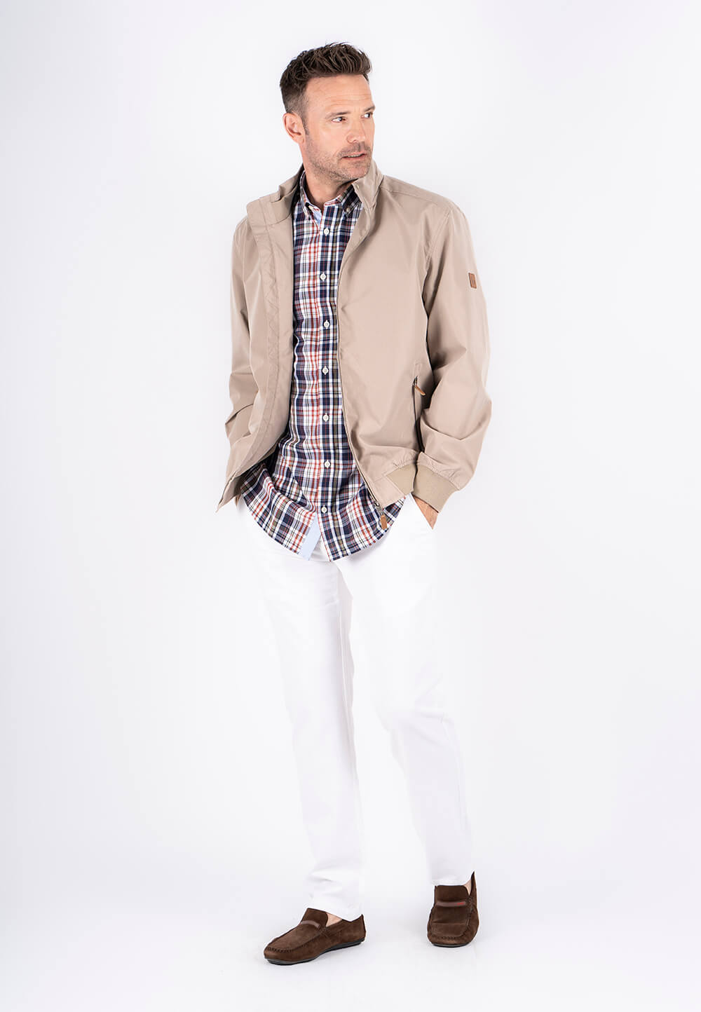 PRE END MALROY JACKET - STONE