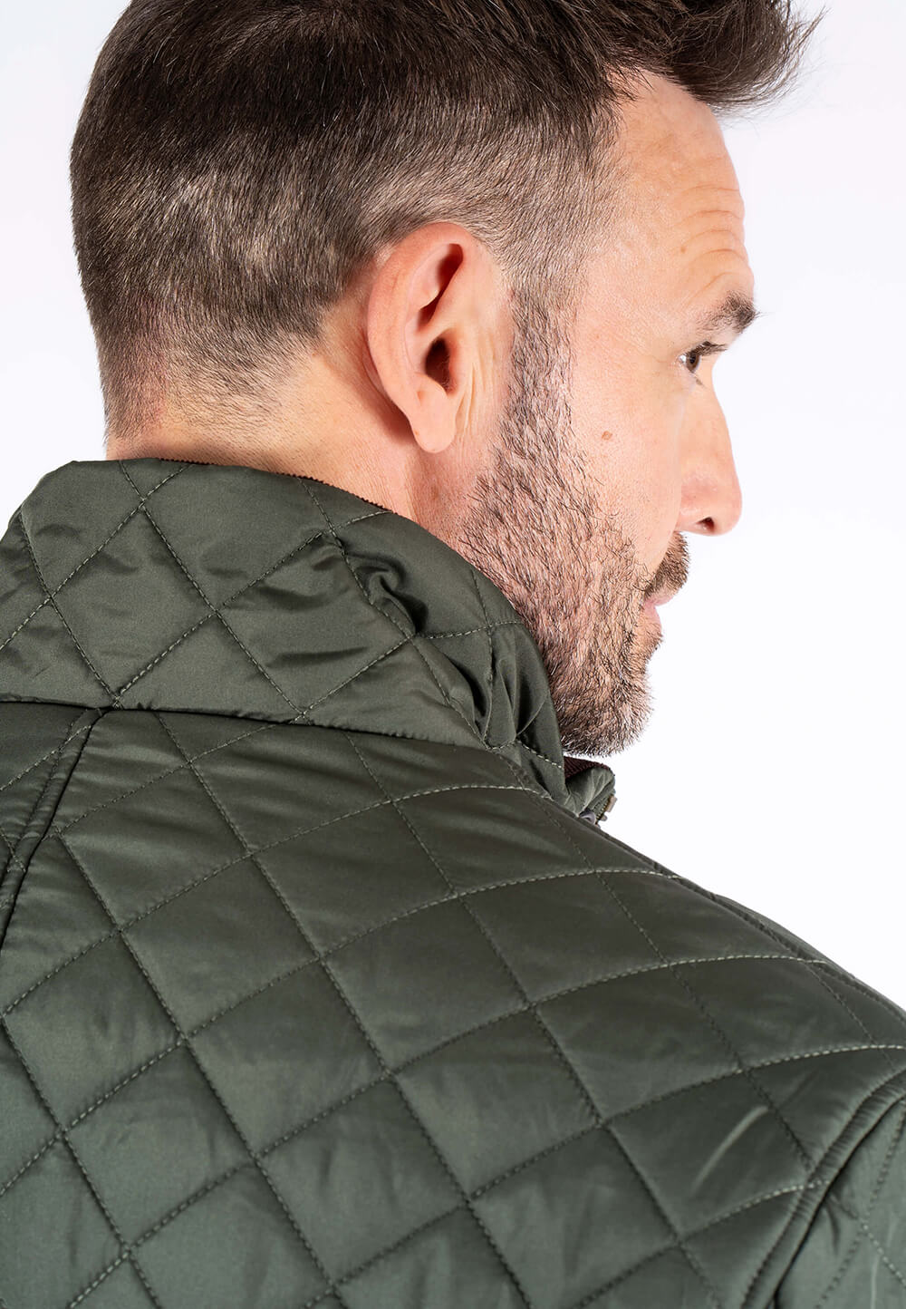 PRE END HARALD QUILTED JACKET - KHAKI