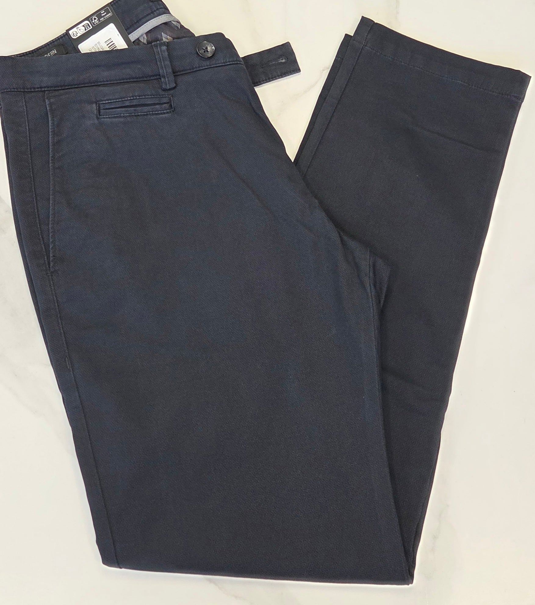 BUGATTI DYNAMIC STRETCH CHINO (26395F/390) - NAVY
