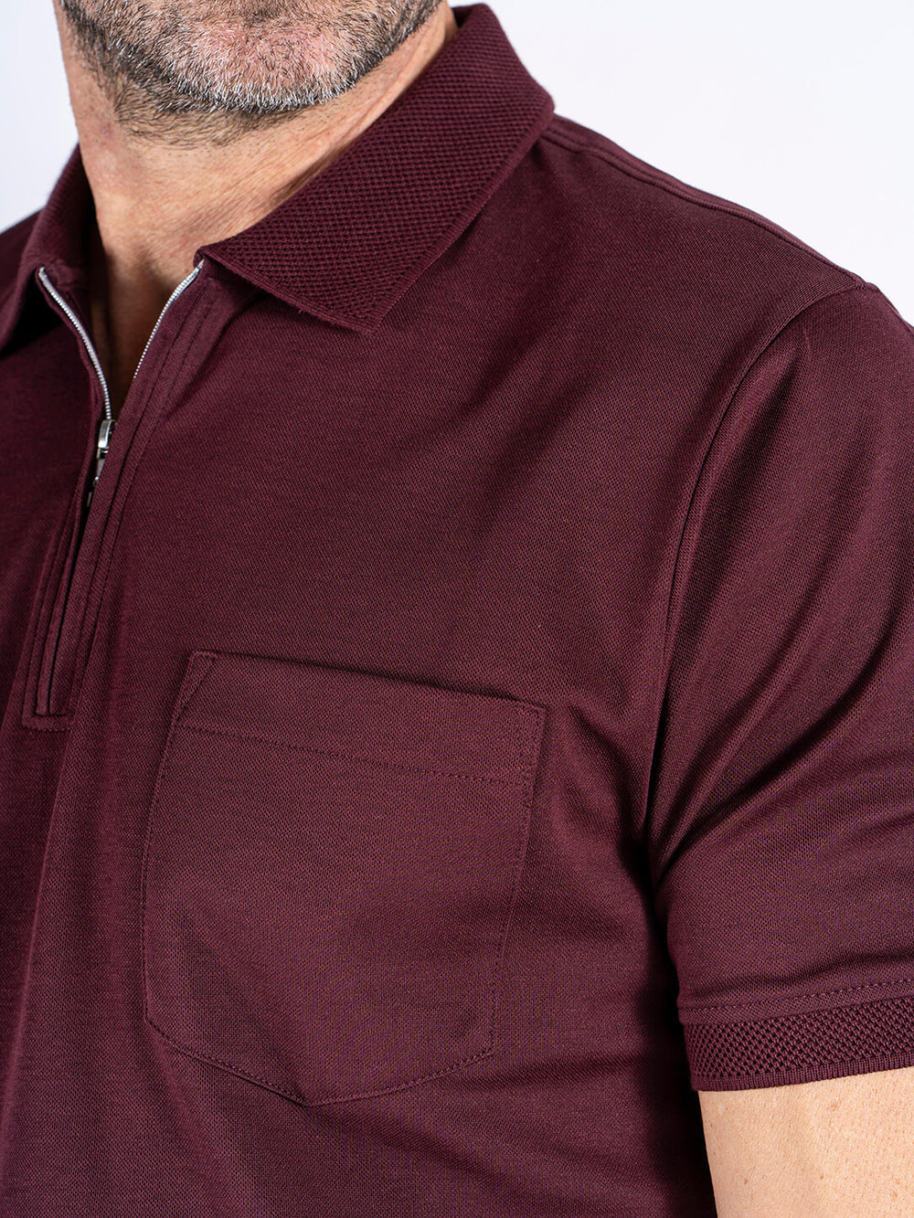PRE END SAILOR POLO SHIRT - WINE