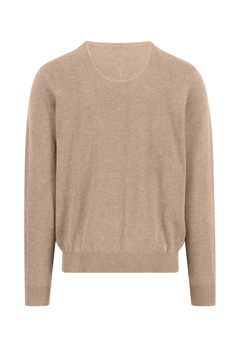 FYNCH HATTON O NECK KNITWEAR - BEIGE