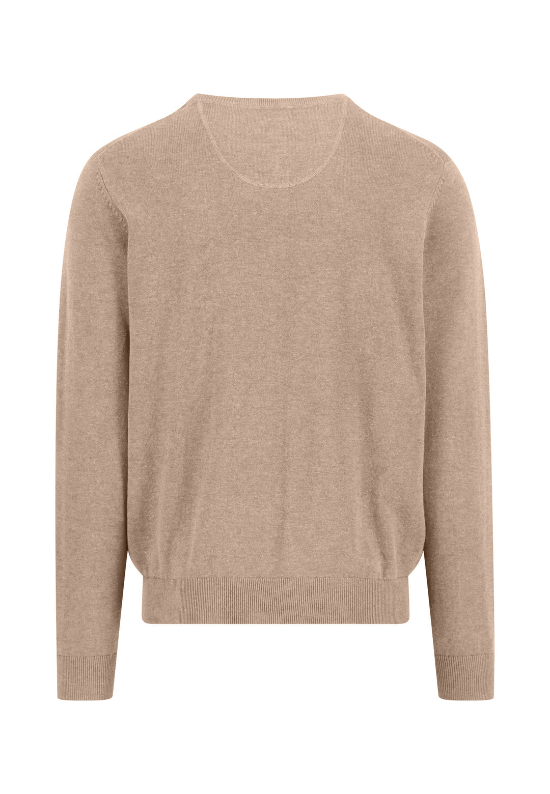 FYNCH HATTON O NECK KNITWEAR - BEIGE