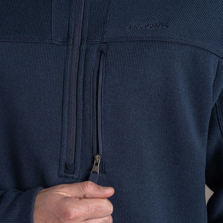 CRAGHOPPER TORNEY 1/4 ZIP FLEECE - NAVY