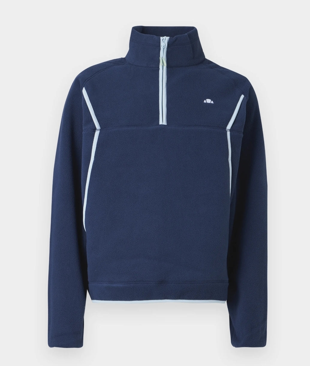 ELLESSE CAPONIE 1/4 ZIP FLEECE  -NAVY
